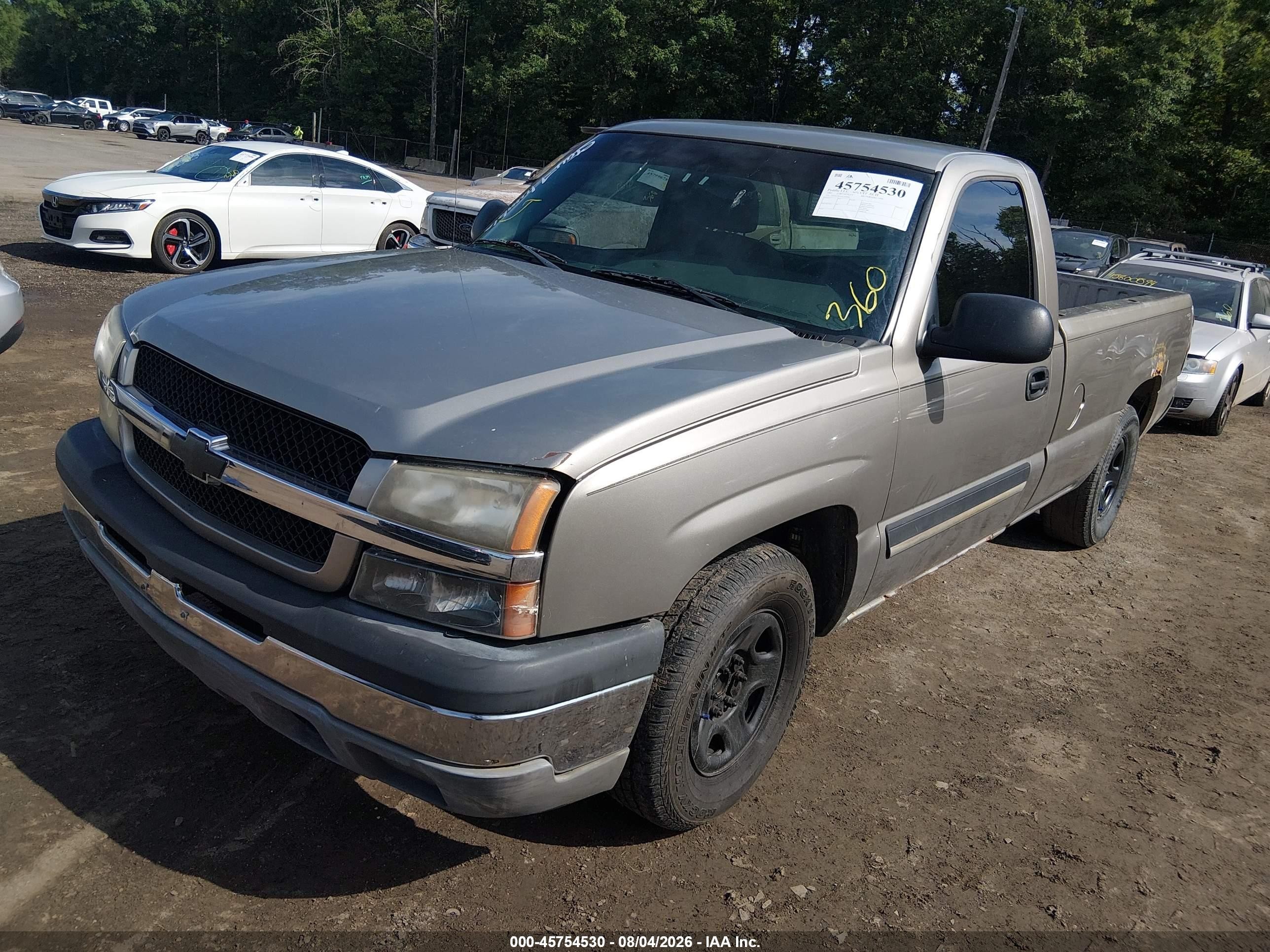 2003 Chevrolet Silverado 1500   Tan vin: 1GCEC14V23Z342963