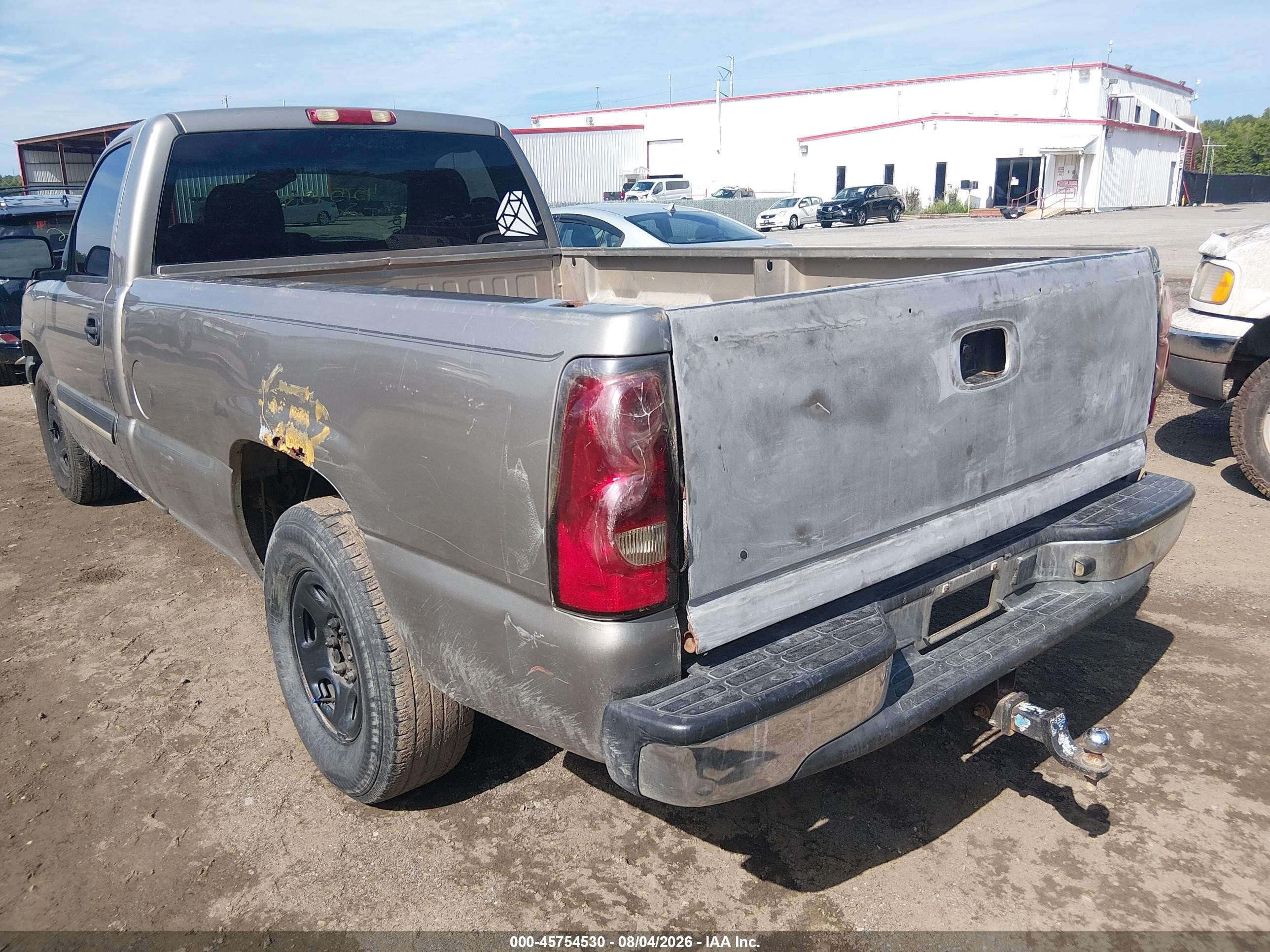 2003 Chevrolet Silverado 1500   Tan vin: 1GCEC14V23Z342963