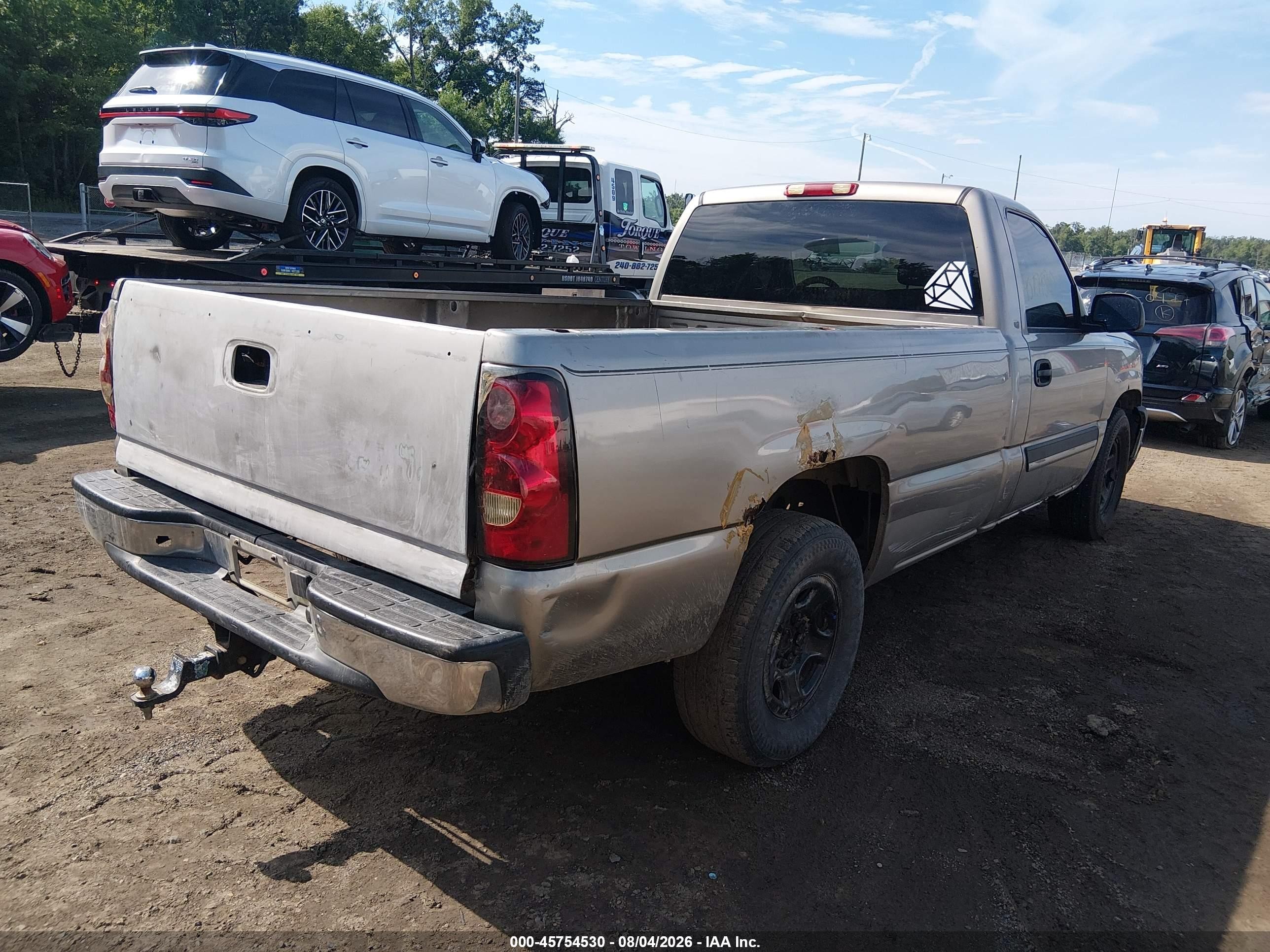2003 Chevrolet Silverado 1500   Tan vin: 1GCEC14V23Z342963