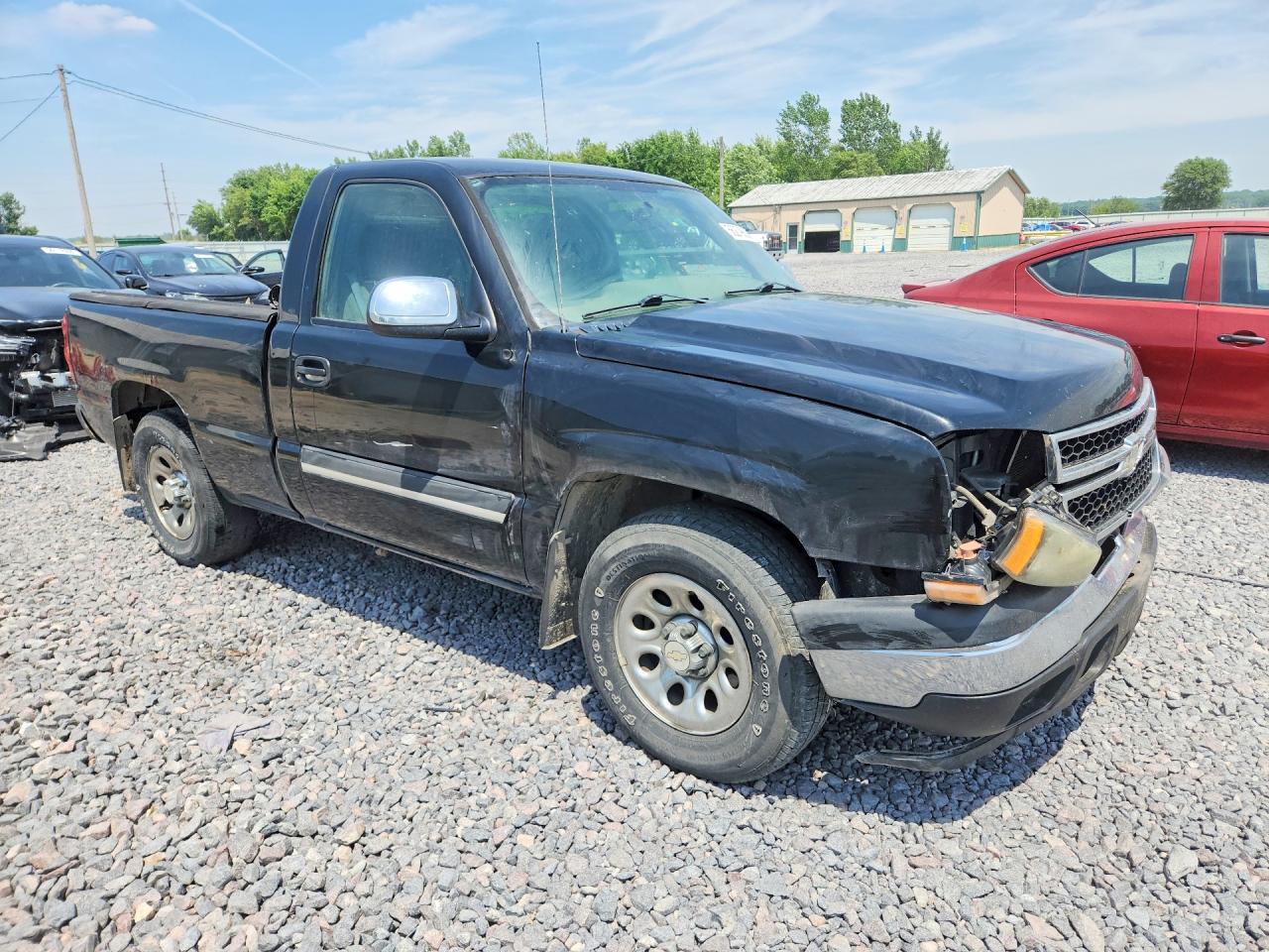 2006 Chevrolet Silverado C1500 Black vin: 1GCEC14V26Z234718