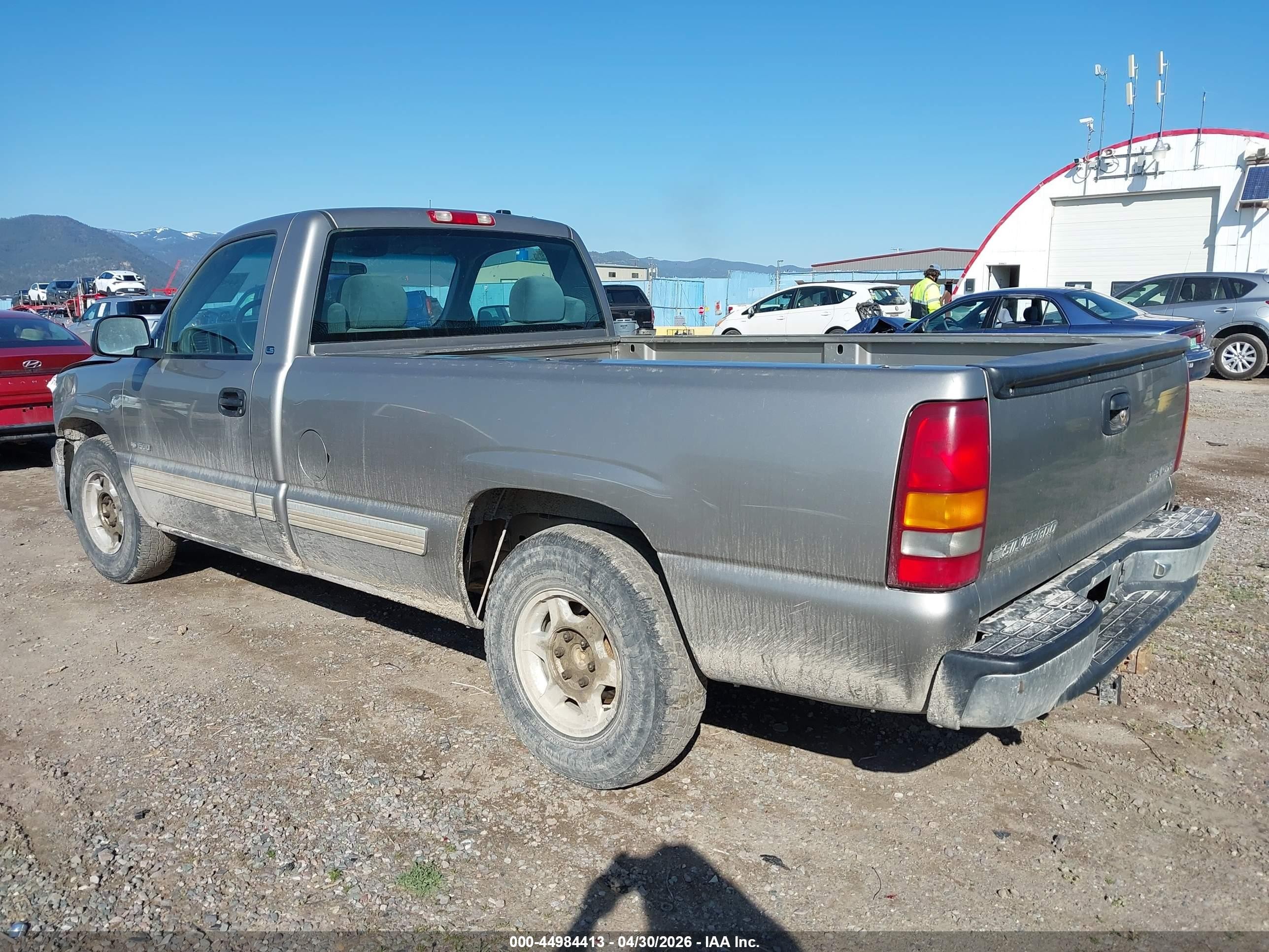 2001 Chevrolet Silverado 1500 Ls Champagne vin: 1GCEC14V31Z322055