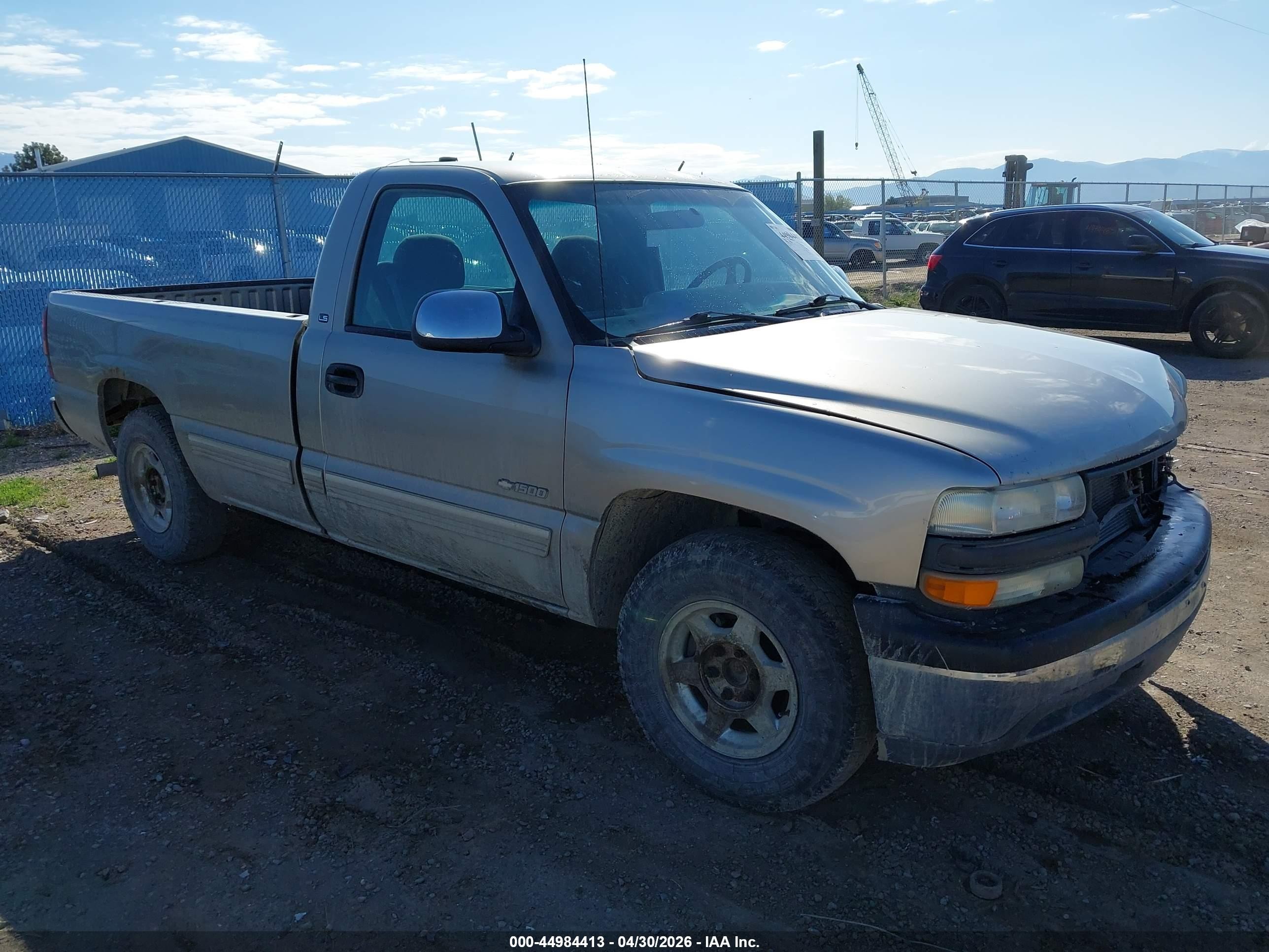 2001 Chevrolet Silverado 1500 Ls Champagne vin: 1GCEC14V31Z322055