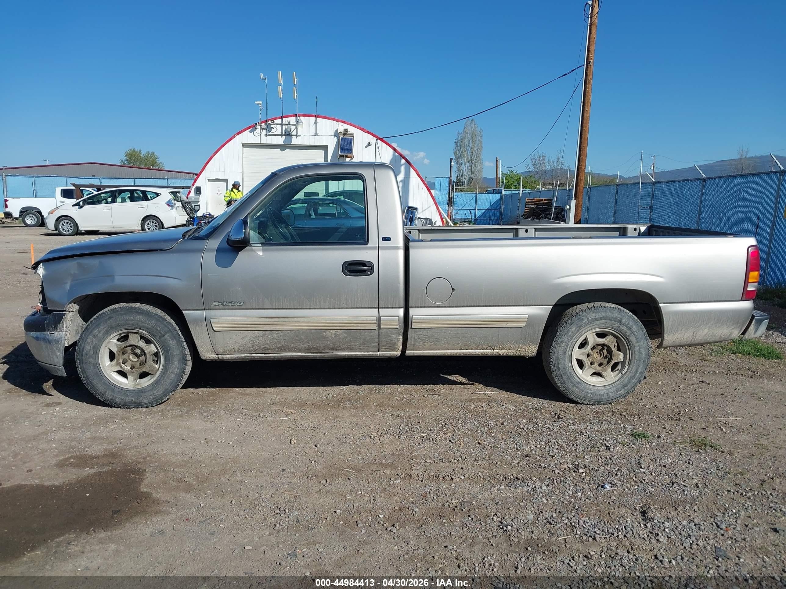 2001 Chevrolet Silverado 1500 Ls Champagne vin: 1GCEC14V31Z322055