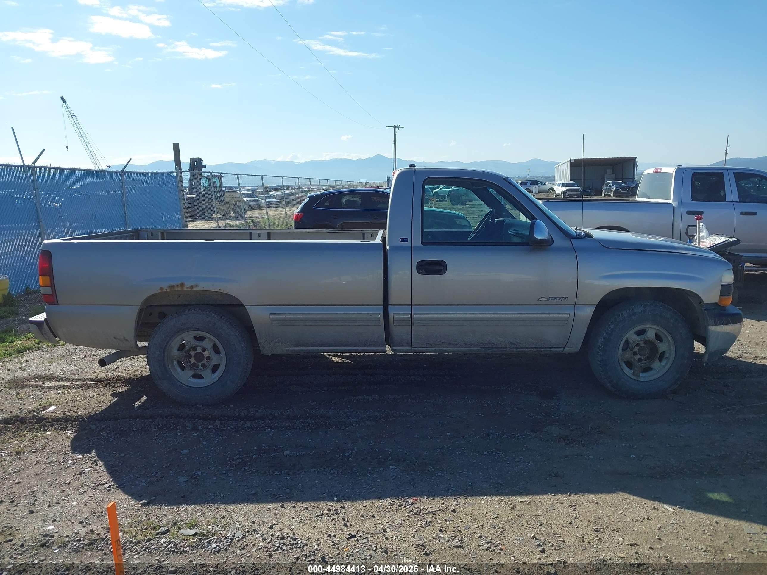 2001 Chevrolet Silverado 1500 Ls Champagne vin: 1GCEC14V31Z322055