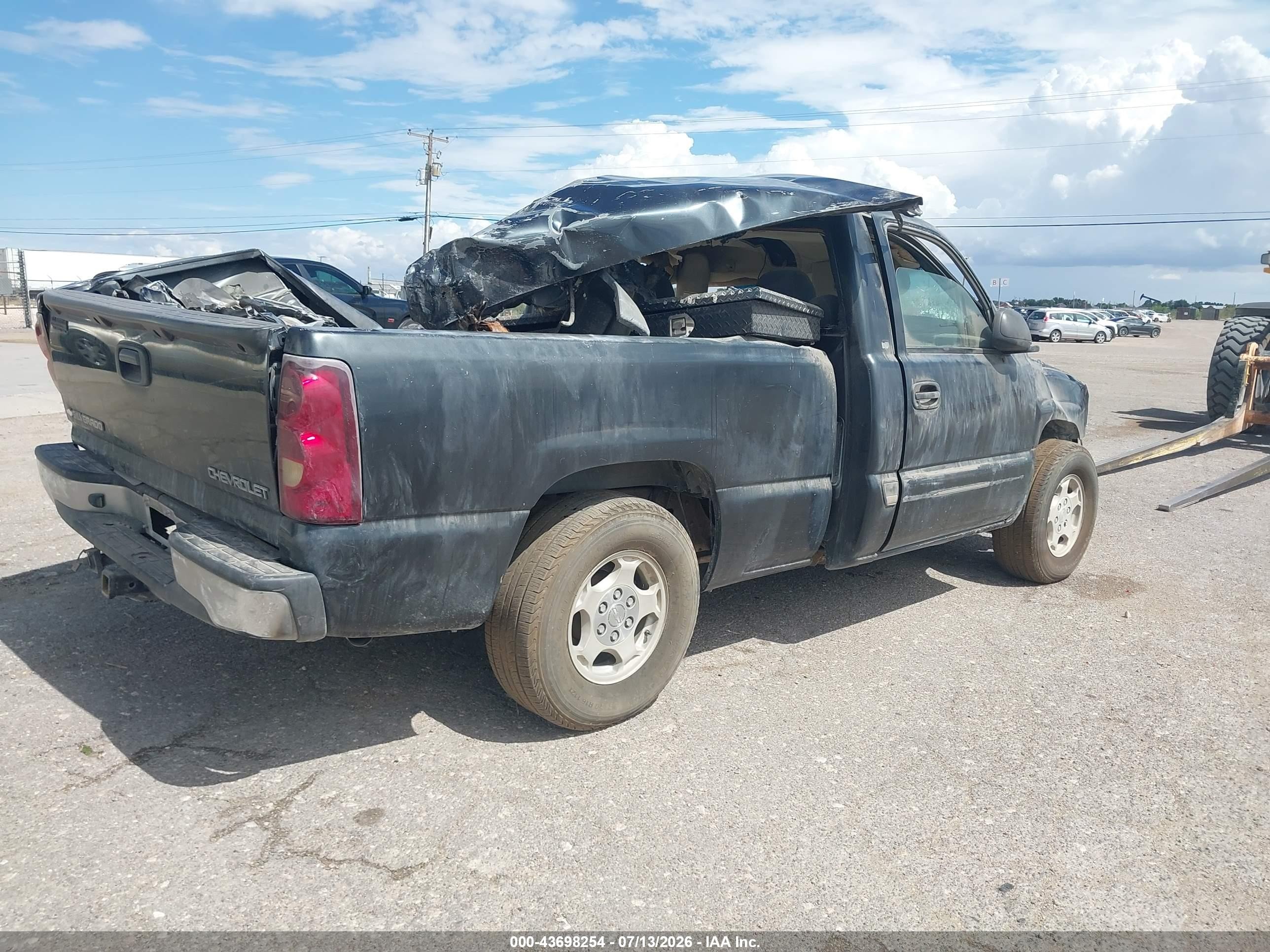 2003 Chevrolet Silverado 1500 Ls Черный vin: 1GCEC14V33Z144649