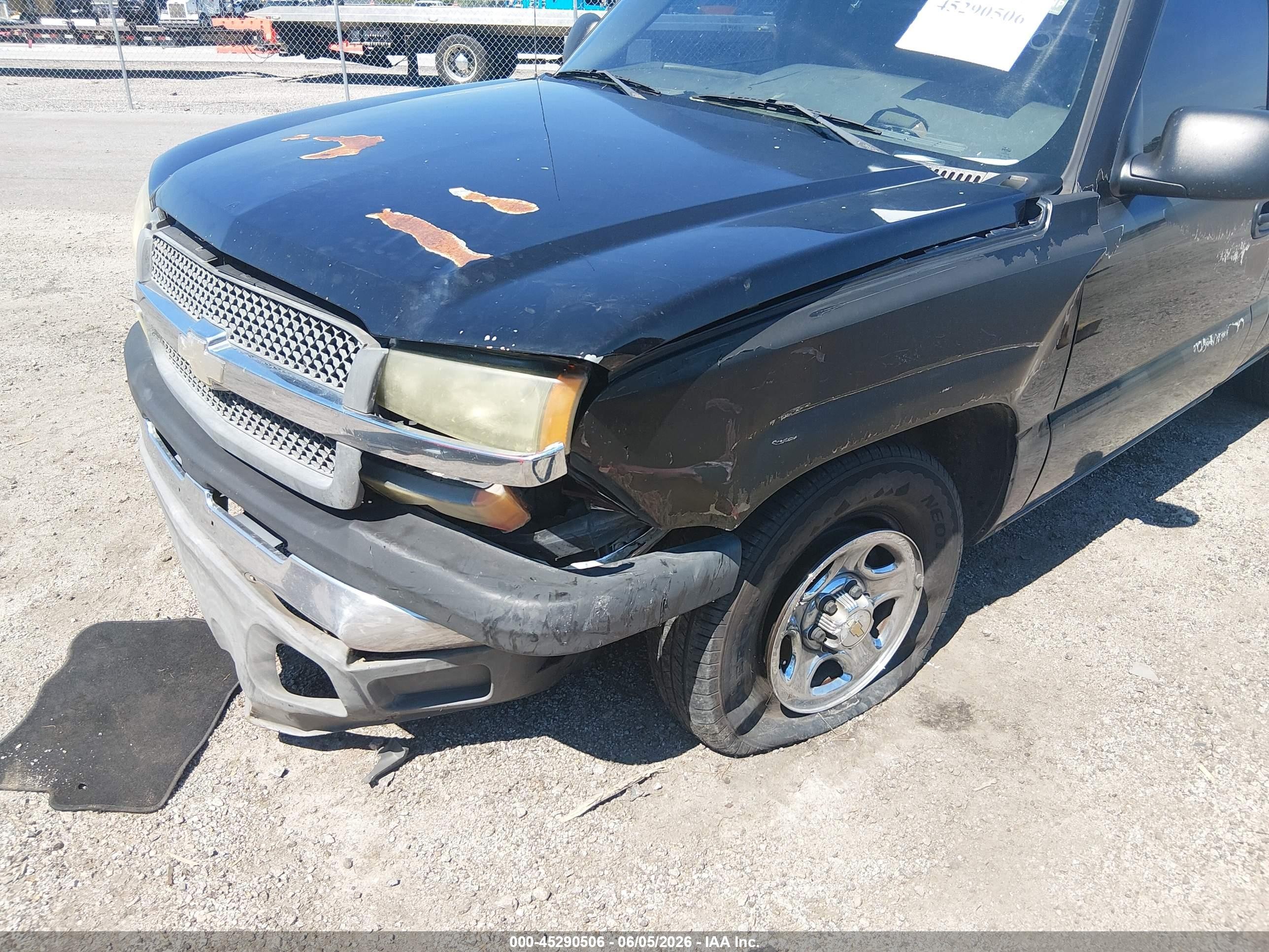 2004 Chevrolet Silverado 1500 Work Truck Black vin: 1GCEC14V34Z161128