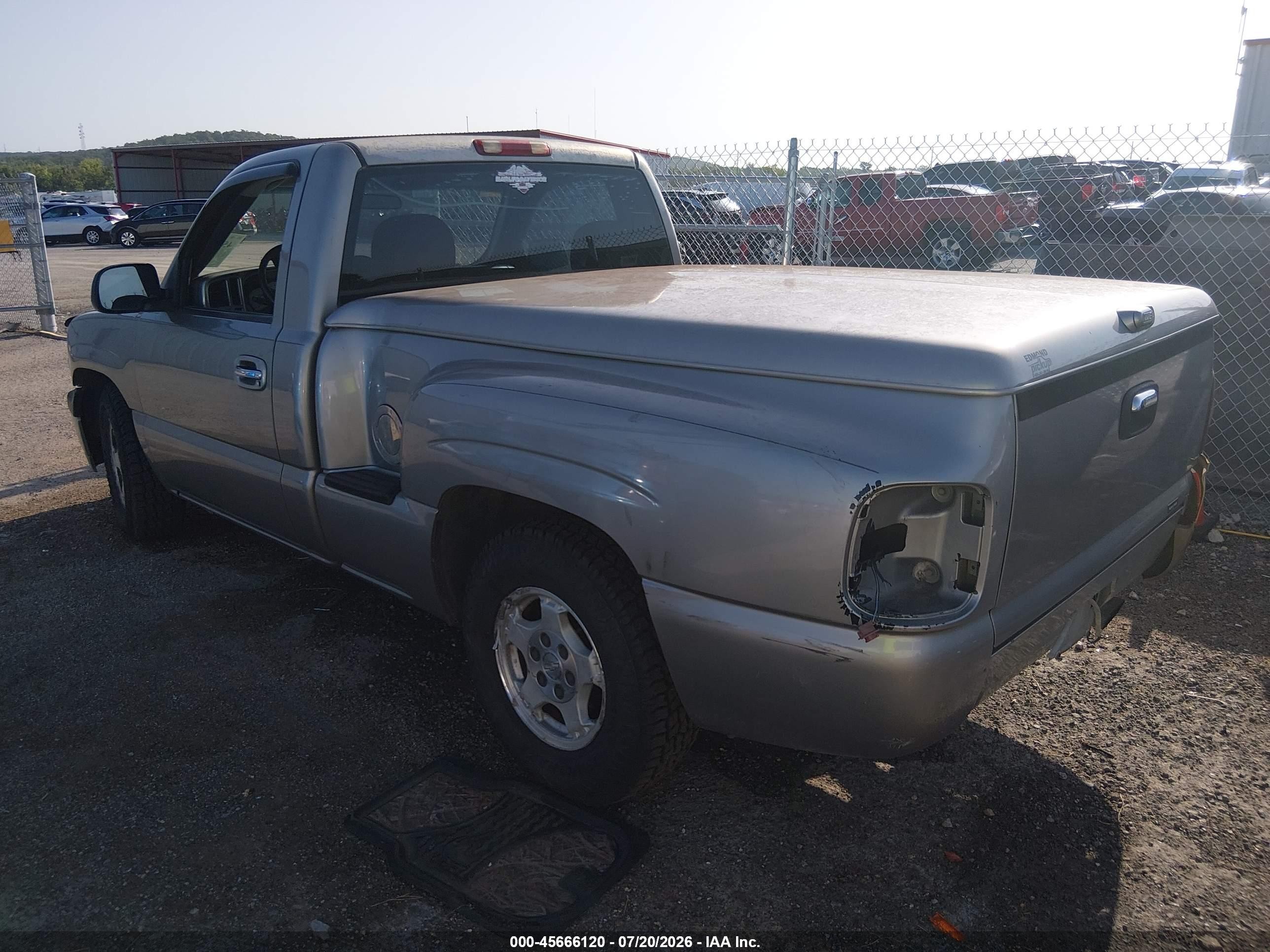 2002 Chevrolet Silverado 1500 Ls Gray vin: 1GCEC14V42Z344468