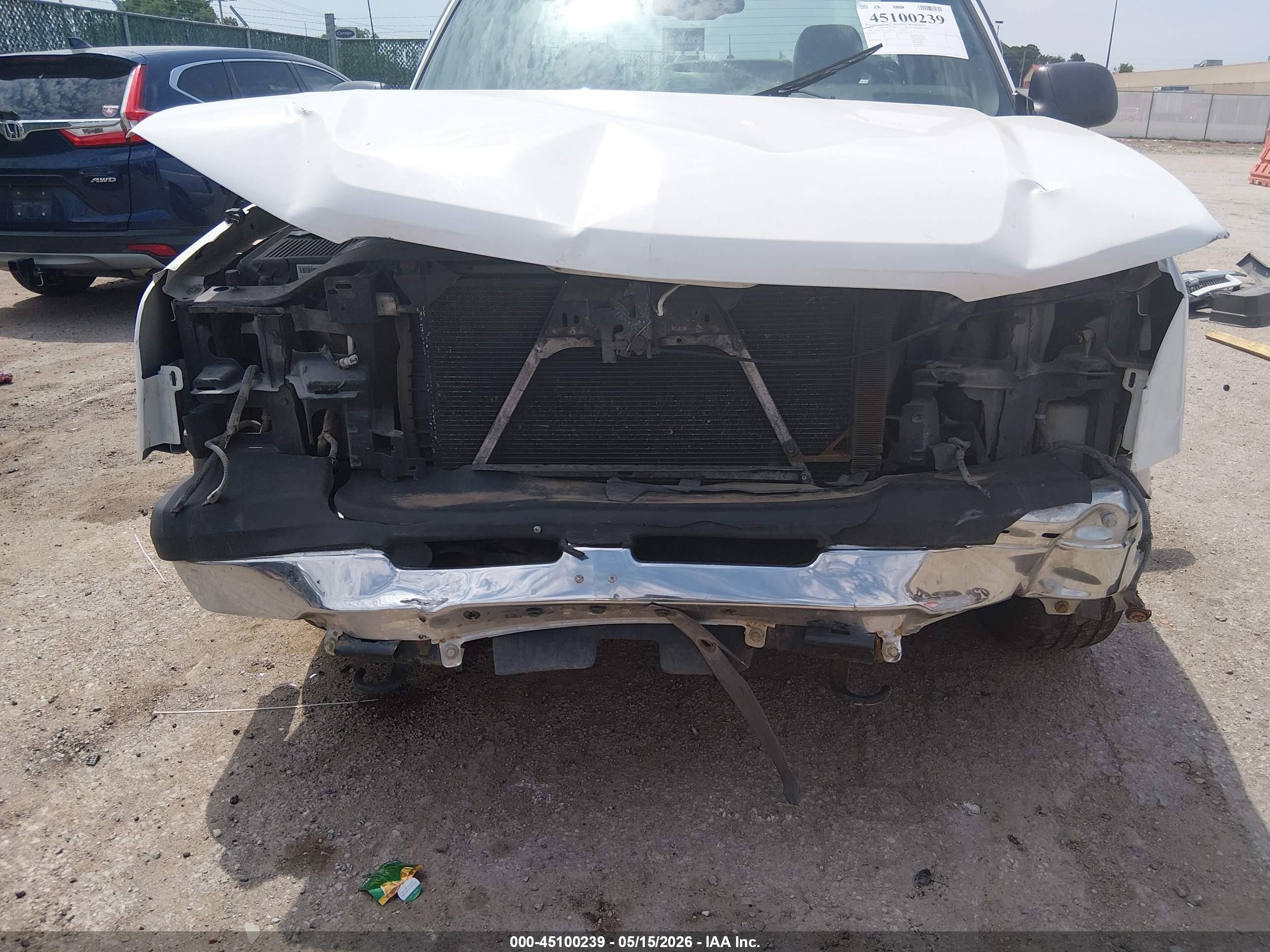 2003 Chevrolet Silverado 1500 Ls White vin: 1GCEC14V43Z154235