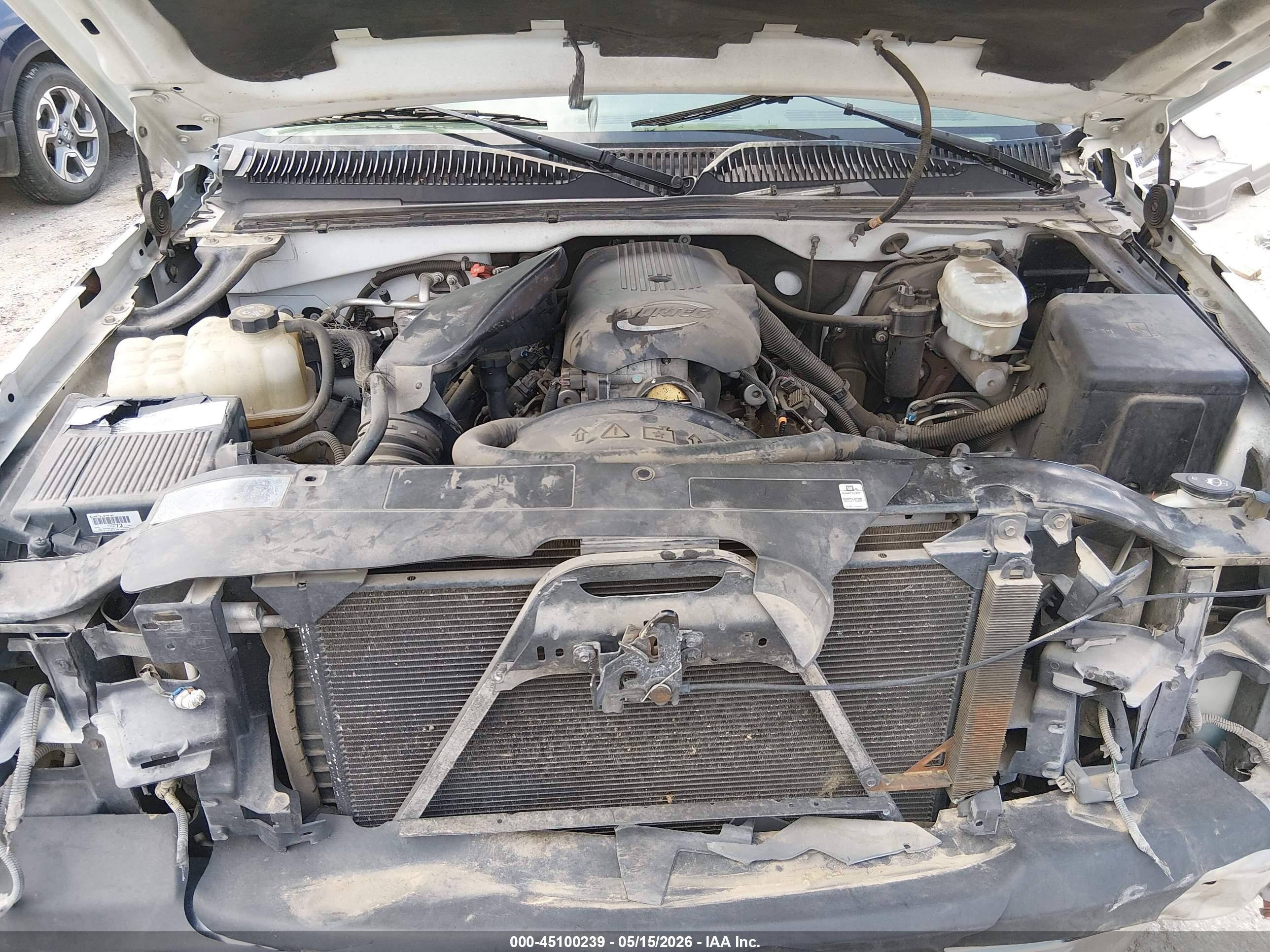 2003 Chevrolet Silverado 1500 Ls White vin: 1GCEC14V43Z154235