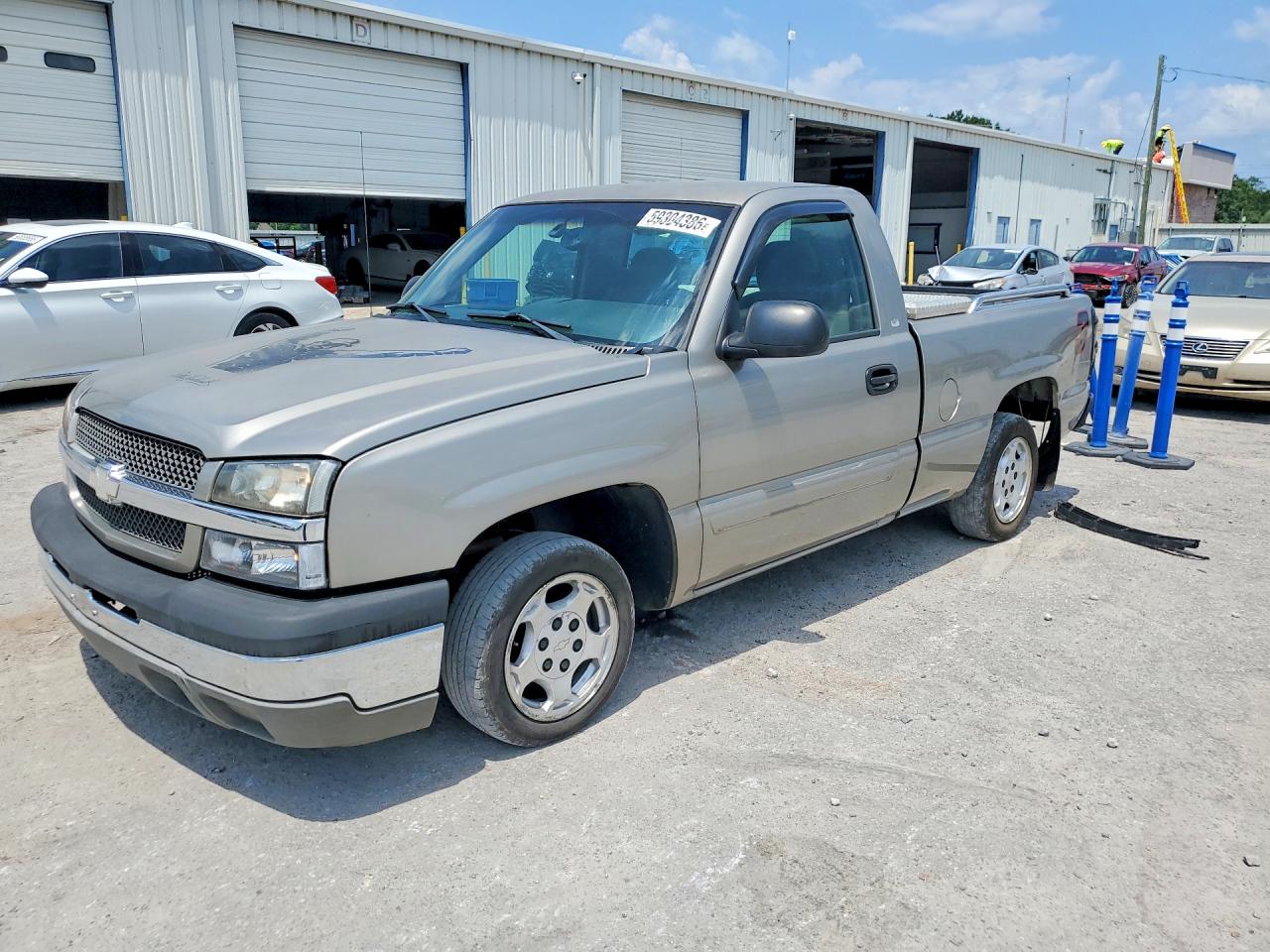 2003 Chevrolet Silverado C1500 Tan vin: 1GCEC14V43Z326151