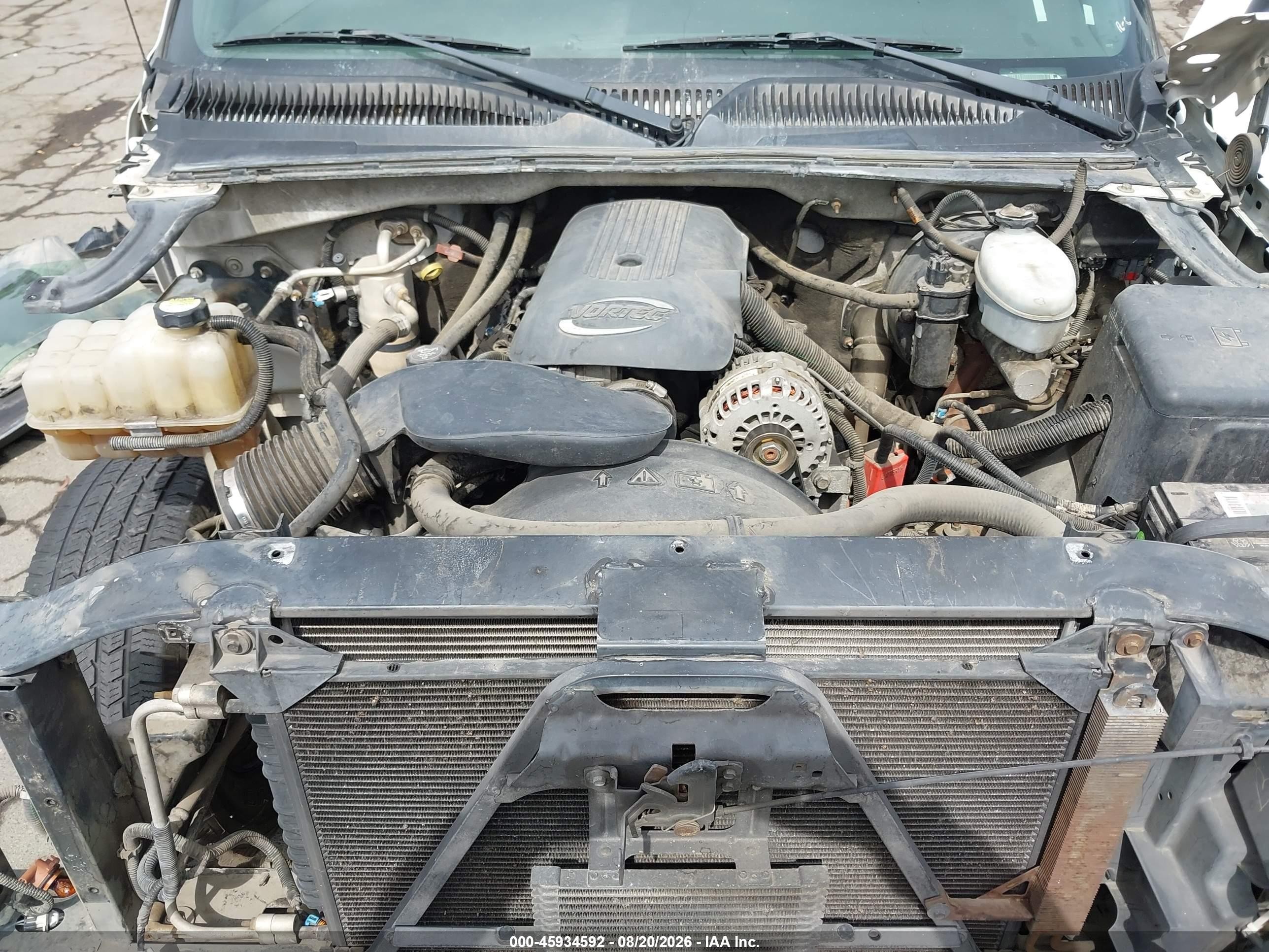 2004 Chevrolet Silverado 1500 Work Truck White vin: 1GCEC14V44Z292973