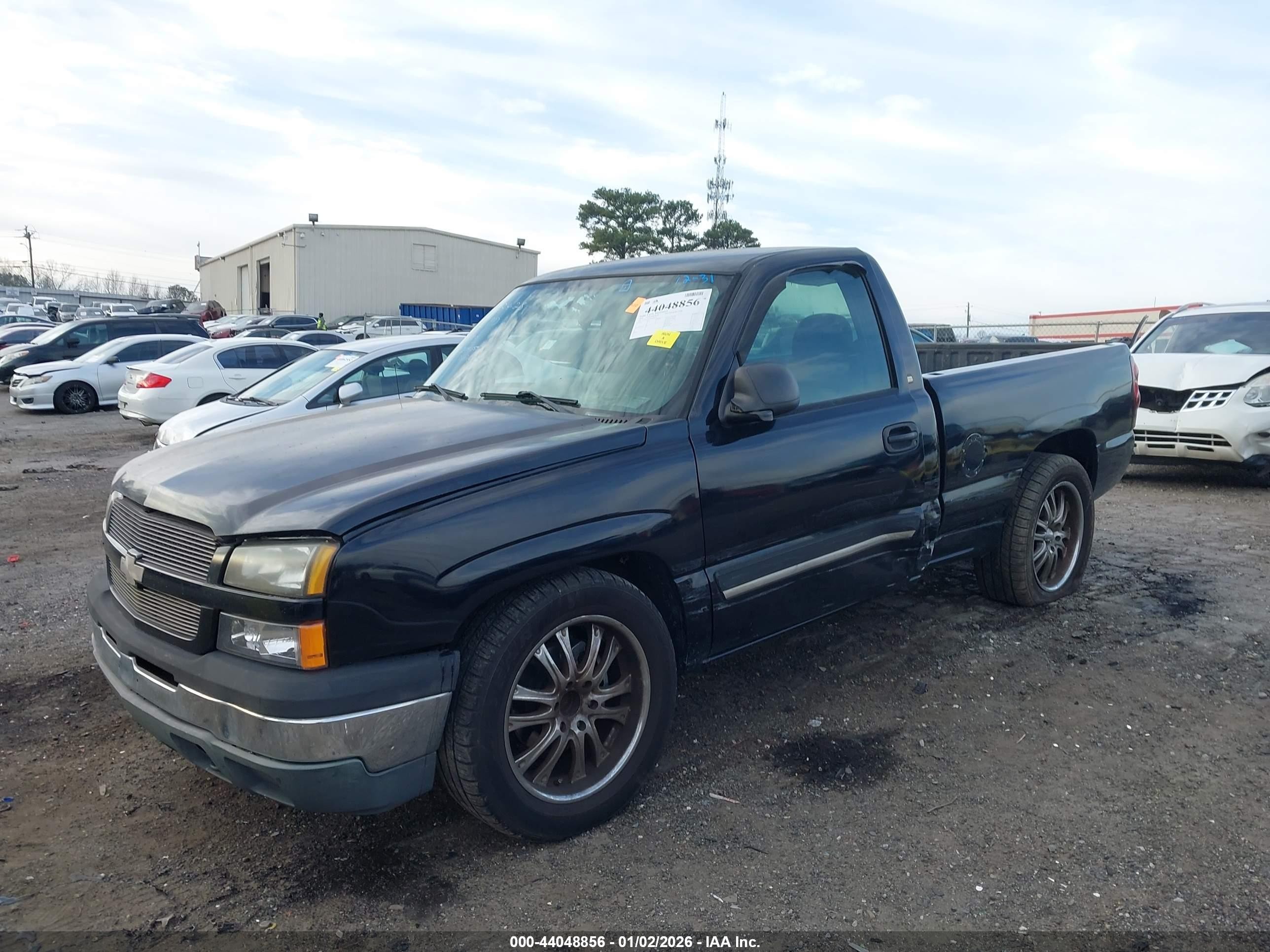 2005 Chevrolet Silverado 1500   Black vin: 1GCEC14V45Z204859