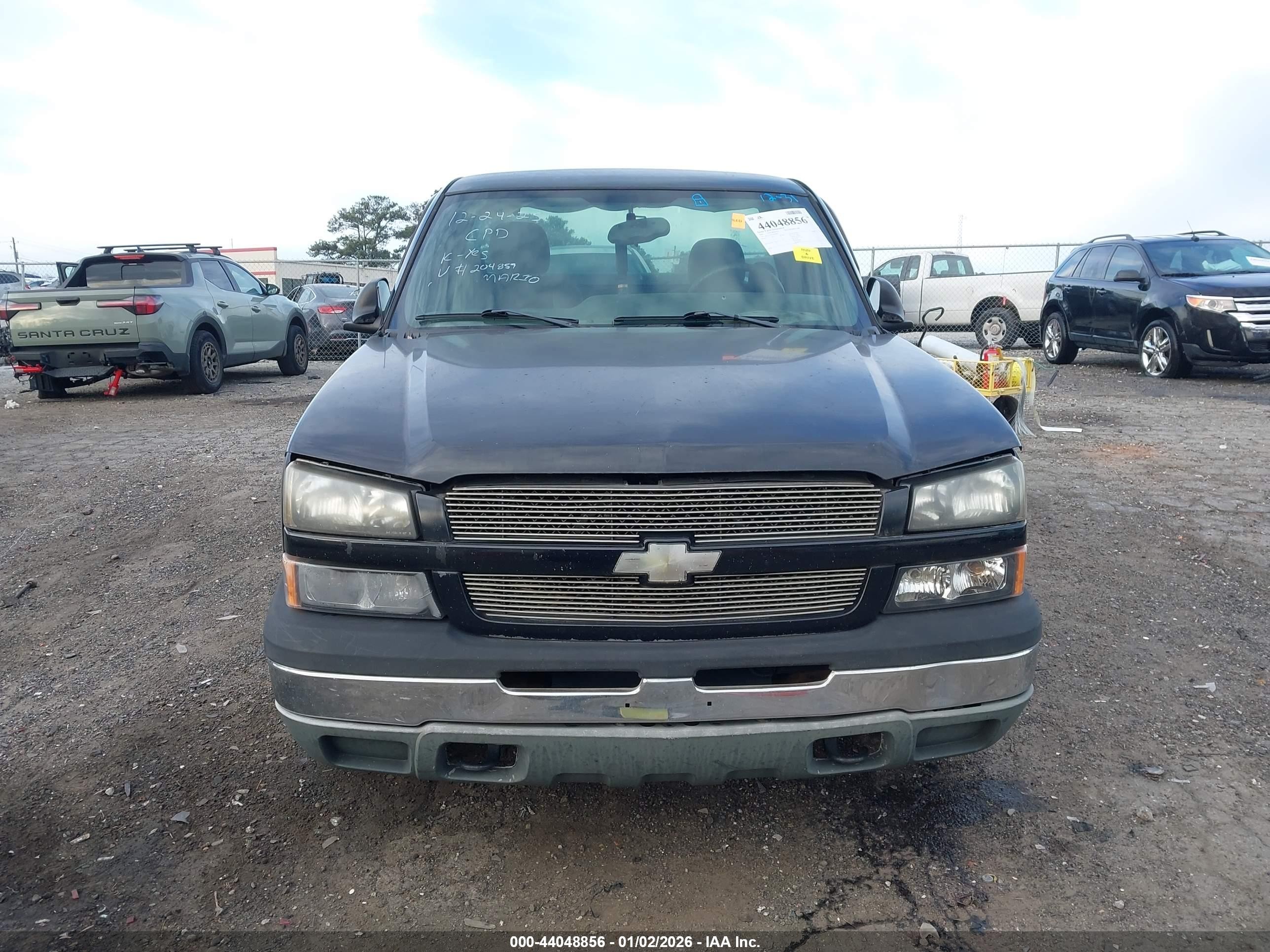 2005 Chevrolet Silverado 1500   Black vin: 1GCEC14V45Z204859