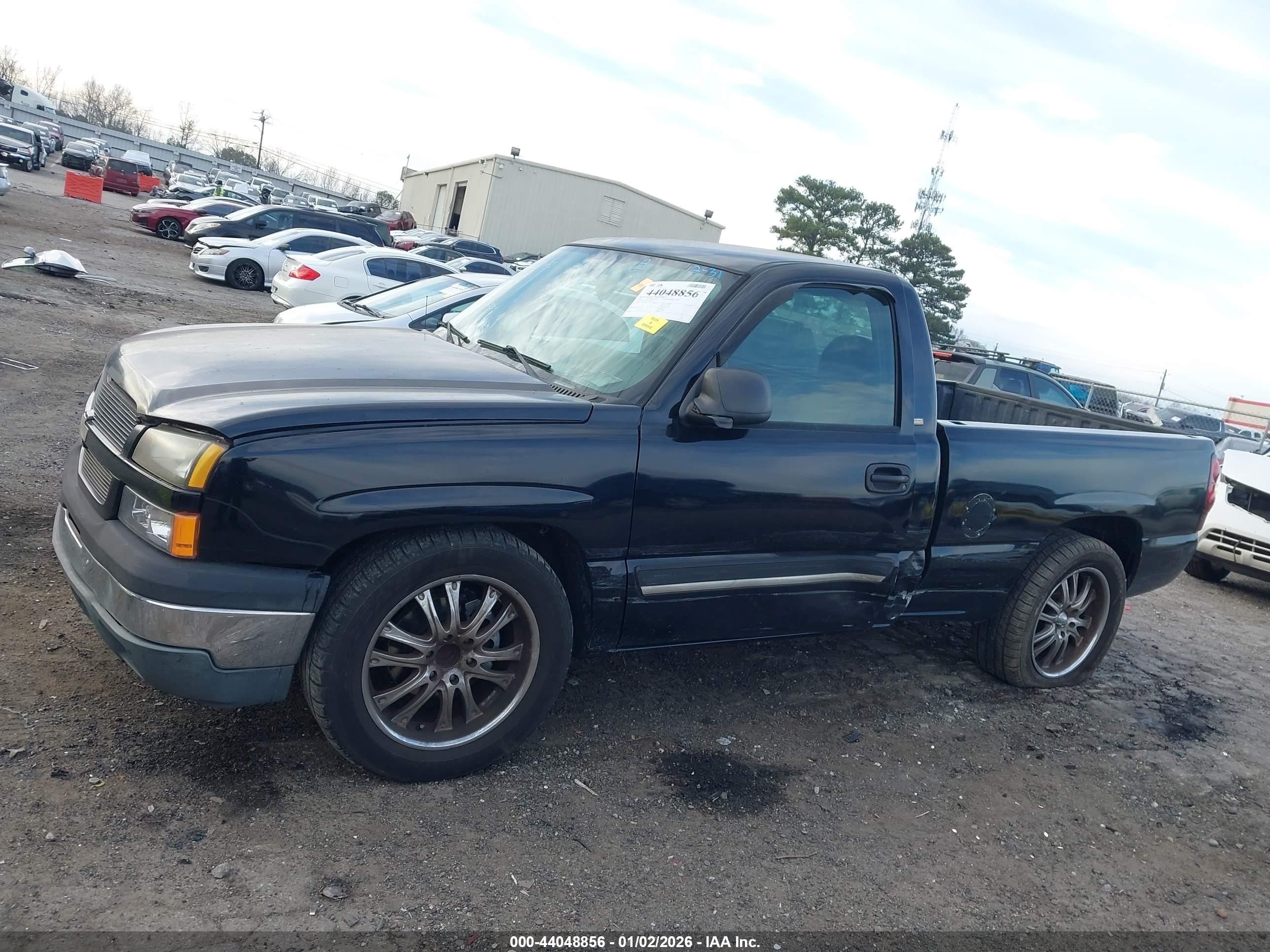 2005 Chevrolet Silverado 1500   Black vin: 1GCEC14V45Z204859