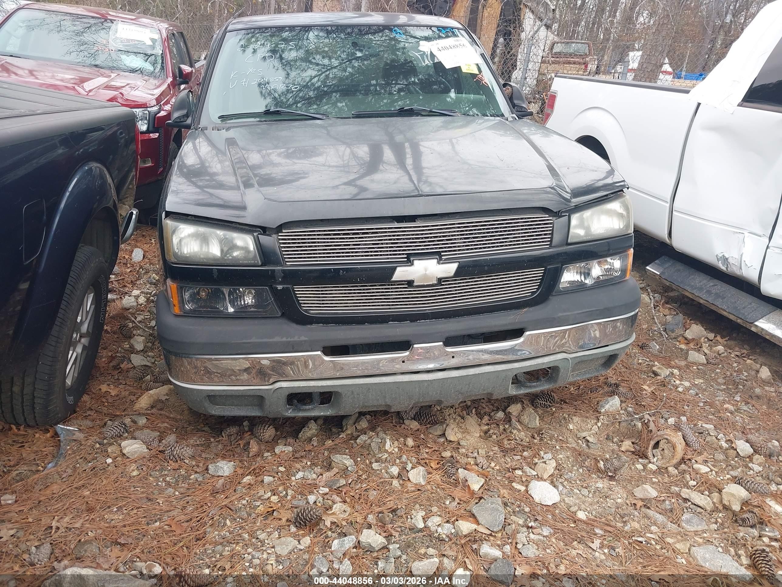 2005 Chevrolet Silverado 1500   Black vin: 1GCEC14V45Z204859