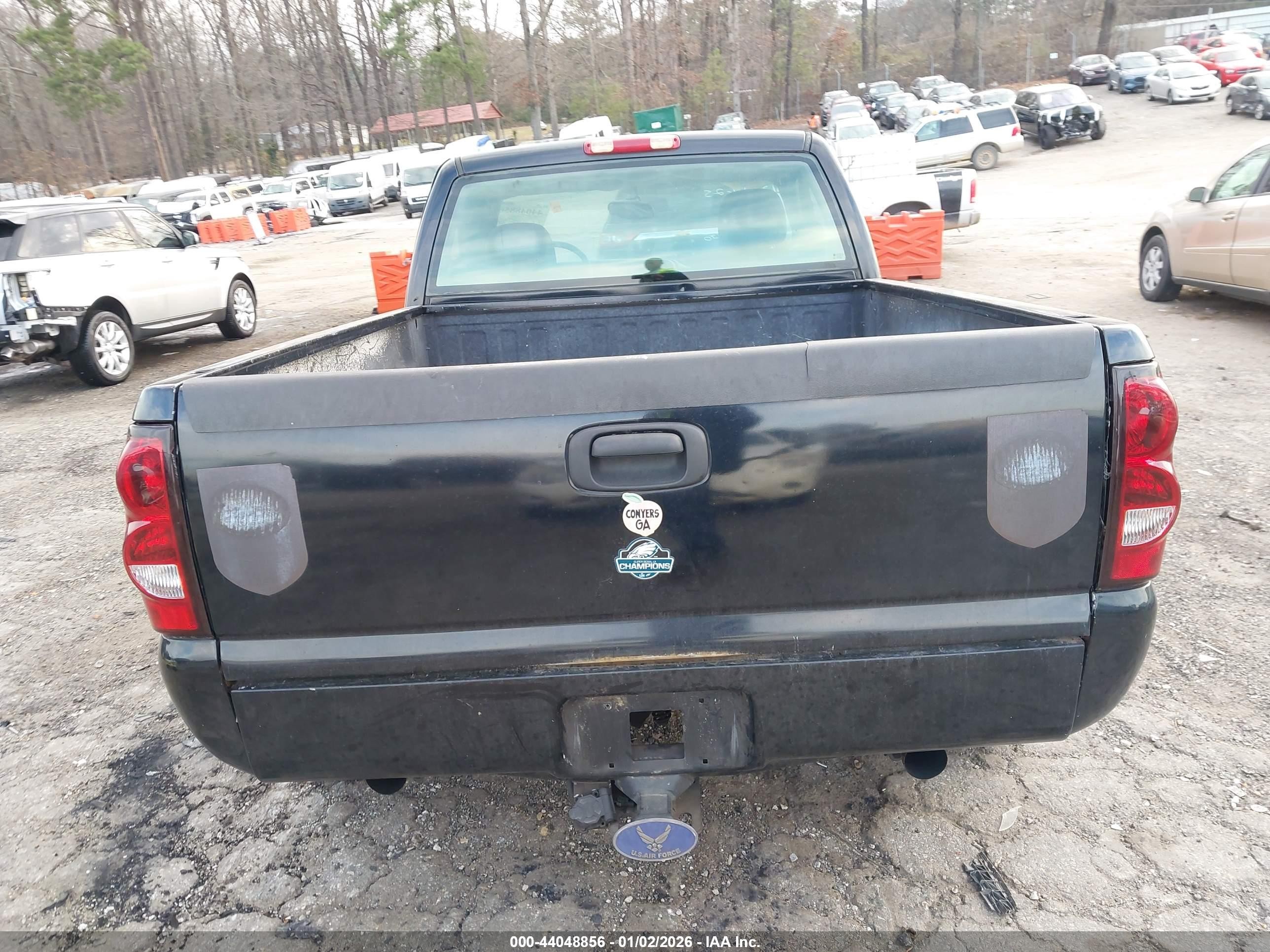 2005 Chevrolet Silverado 1500   Black vin: 1GCEC14V45Z204859