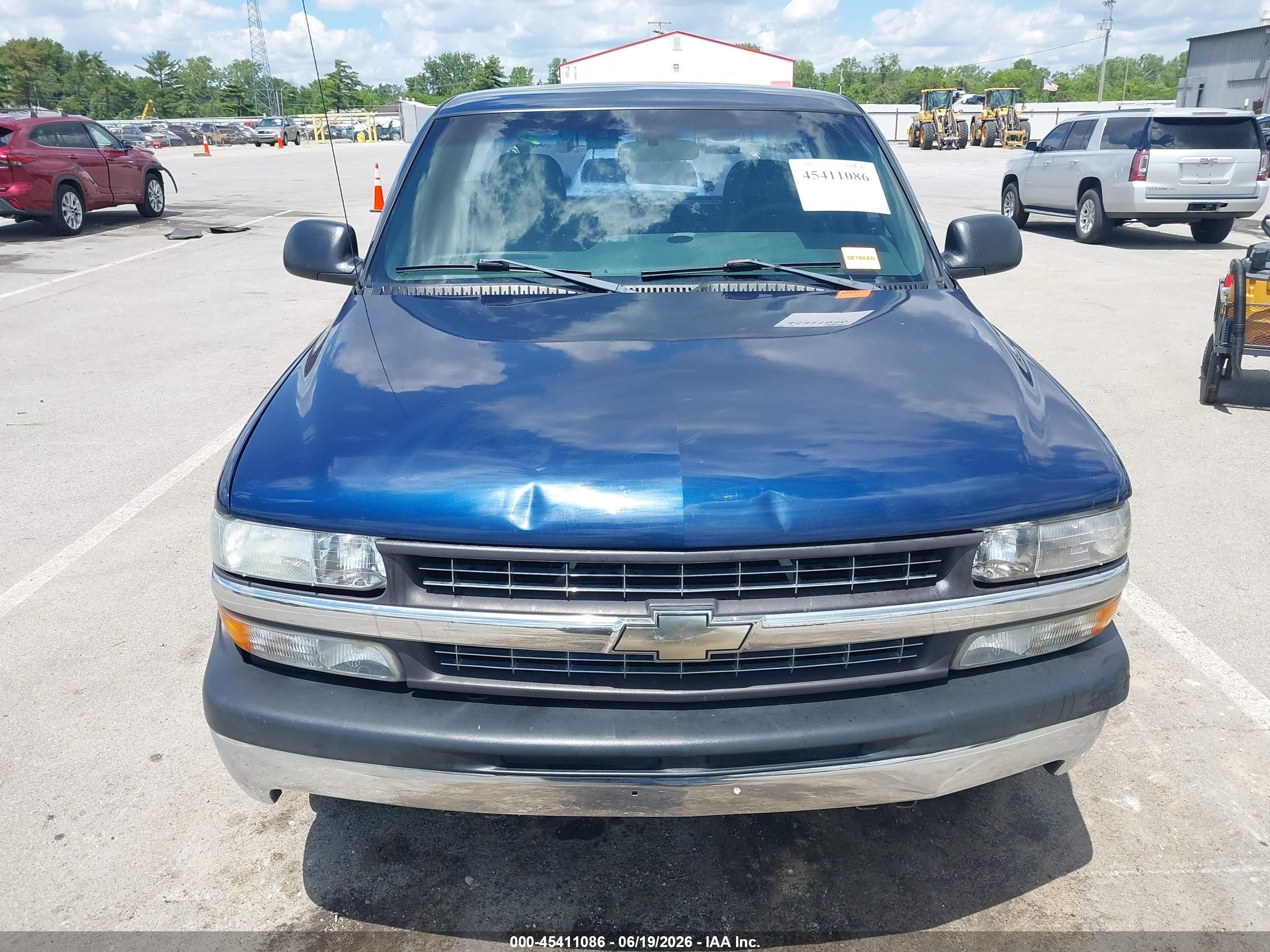 2002 Chevrolet Silverado 1500   Синий vin: 1GCEC14V52Z295507