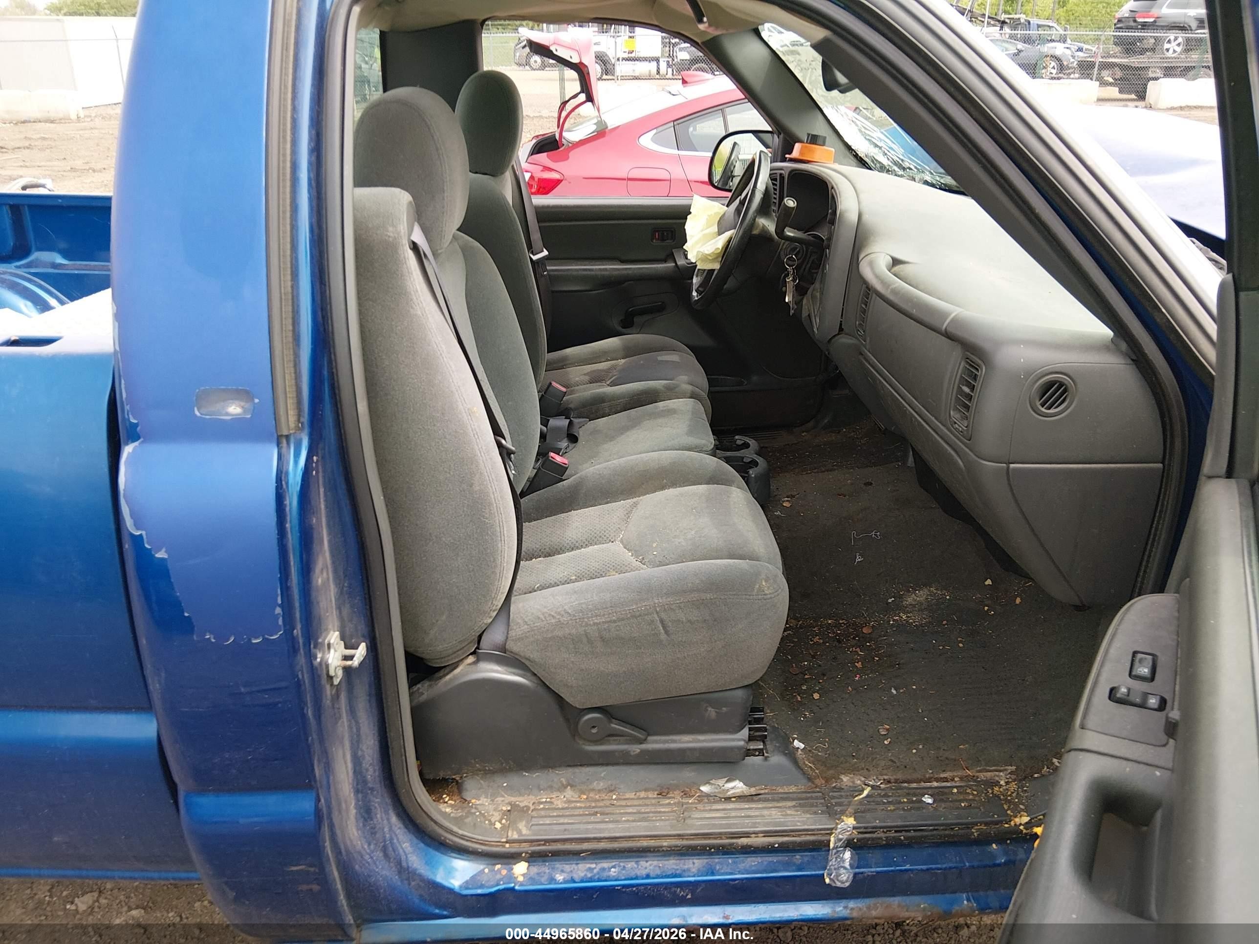 2004 Chevrolet Silverado 1500 Ls Blue vin: 1GCEC14V54Z260680