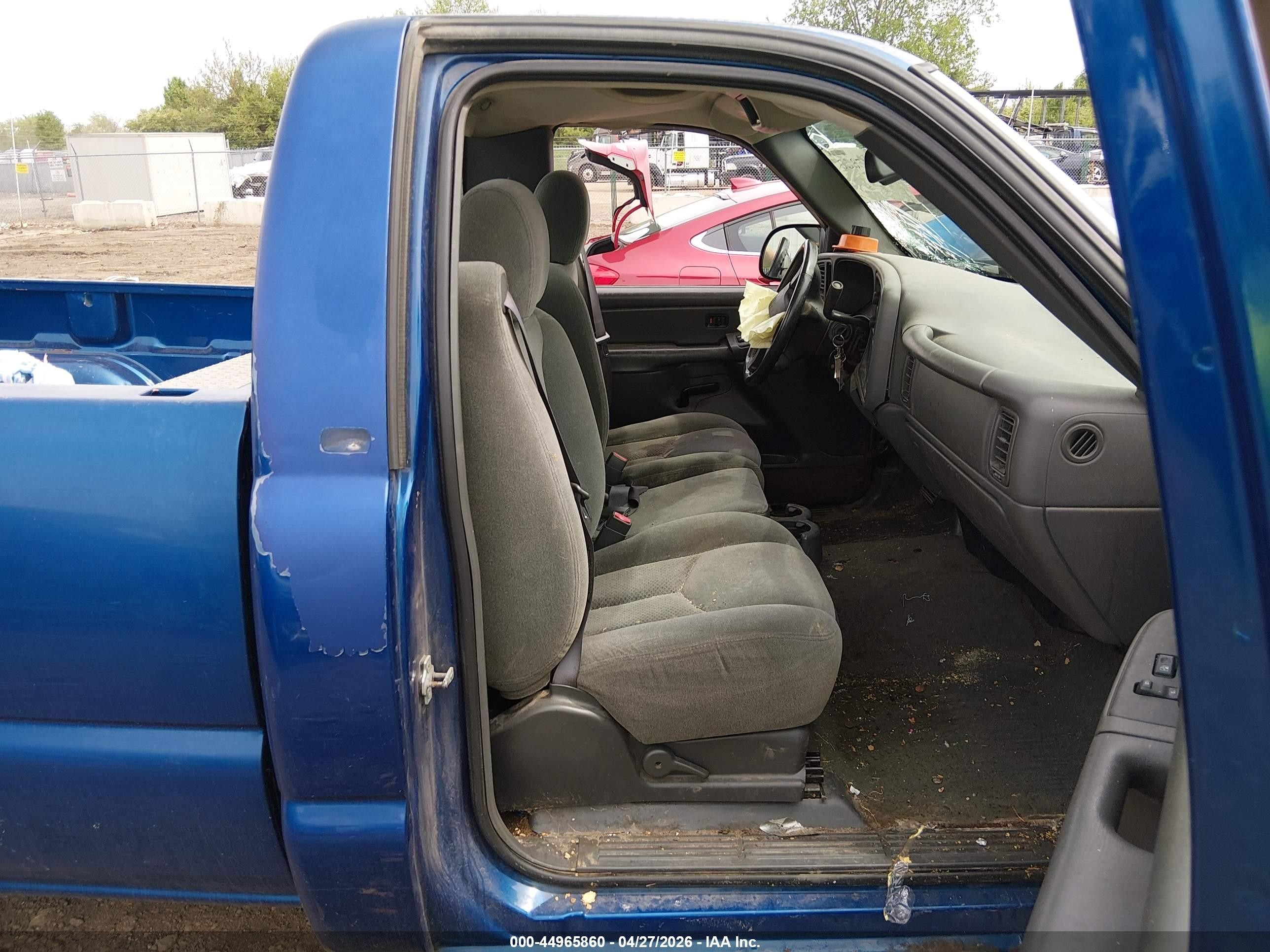 2004 Chevrolet Silverado 1500 Ls Blue vin: 1GCEC14V54Z260680