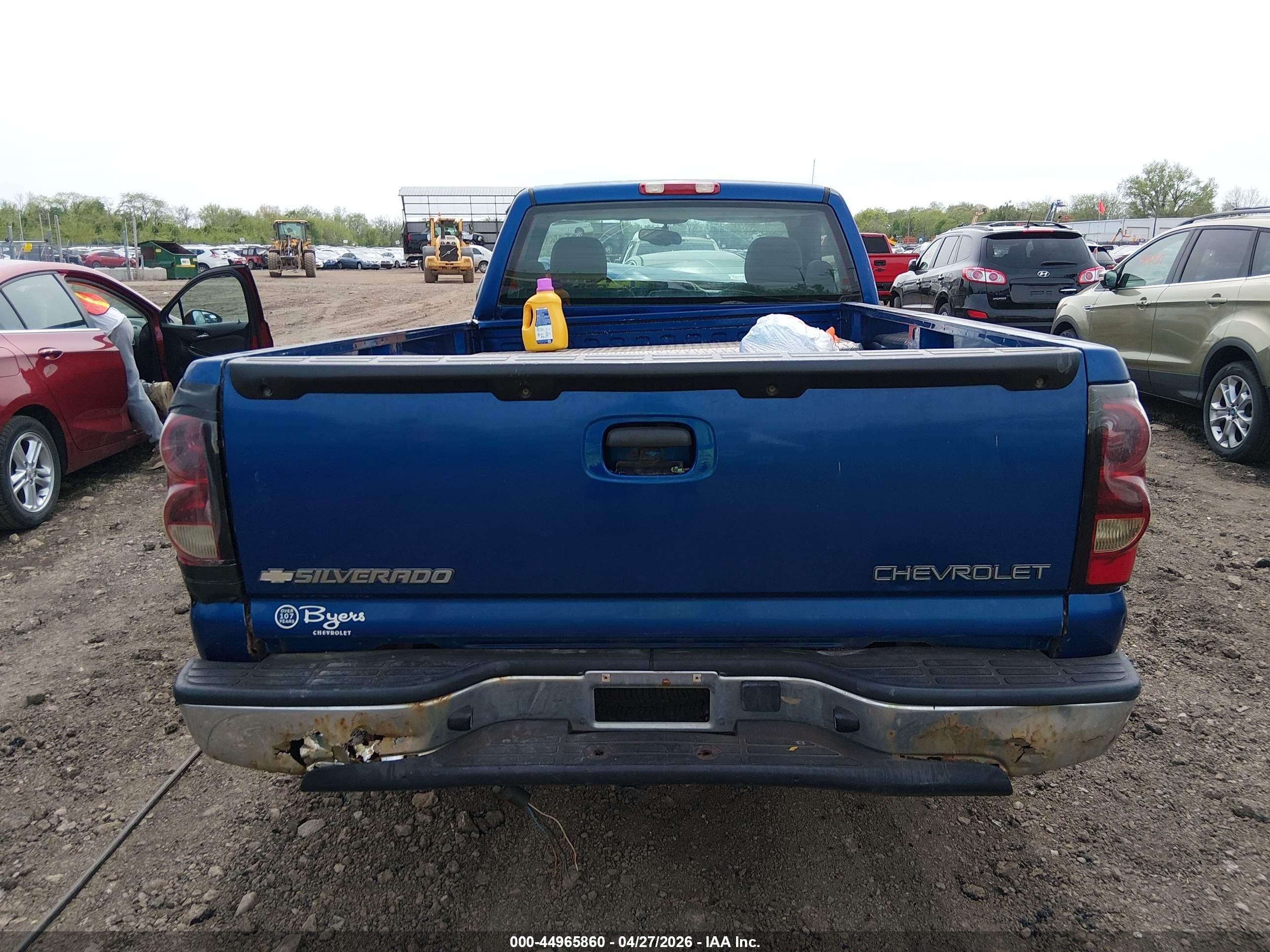 2004 Chevrolet Silverado 1500 Ls Blue vin: 1GCEC14V54Z260680