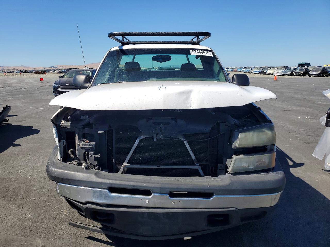 2006 Chevrolet Silverado C1500 White vin: 1GCEC14V66Z109611