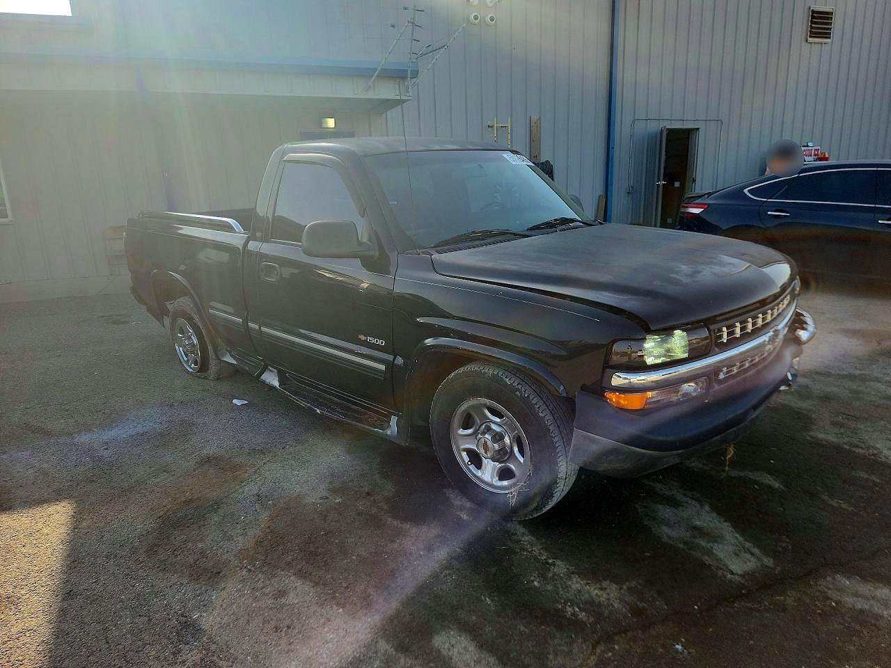 2001 Chevrolet Silverado C1500 Black vin: 1GCEC14V71Z292798