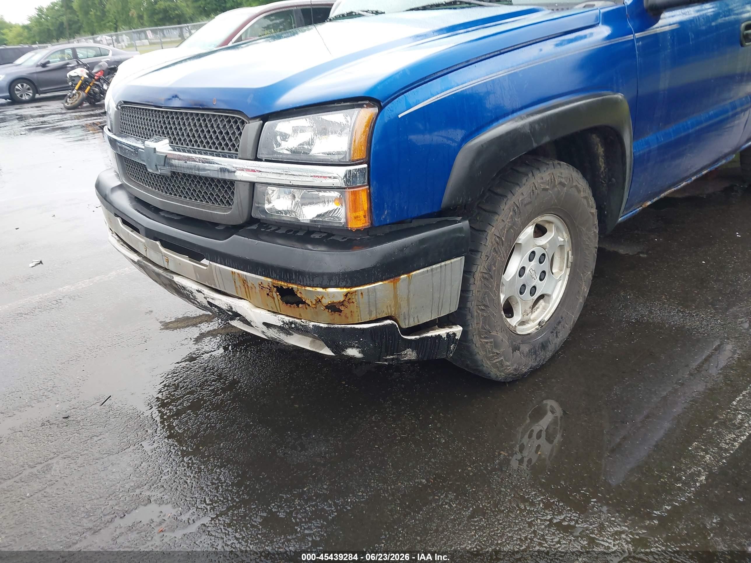 2003 Chevrolet Silverado 1500 Blue vin: 1GCEC14V73Z355112