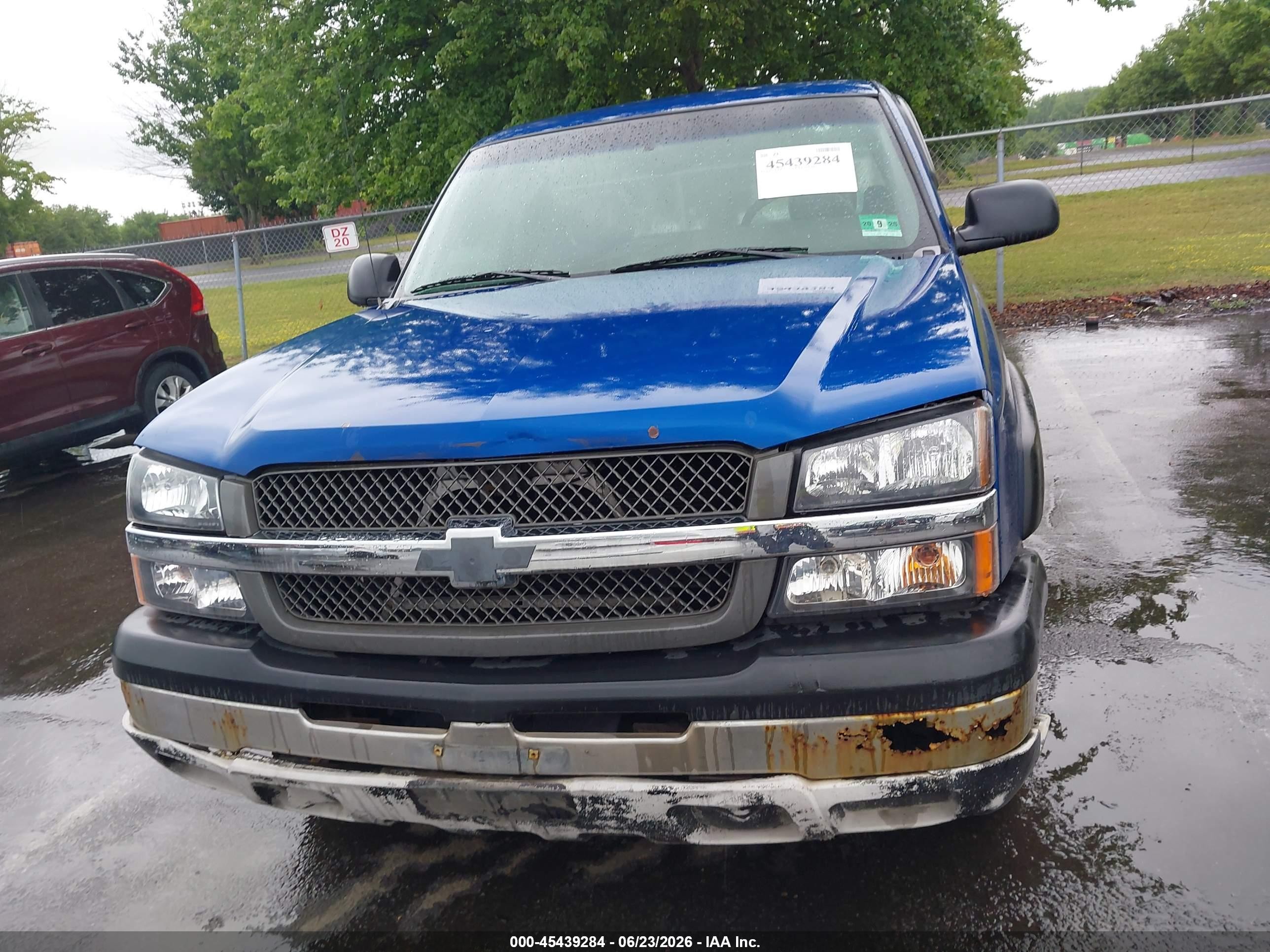 2003 Chevrolet Silverado 1500 Blue vin: 1GCEC14V73Z355112