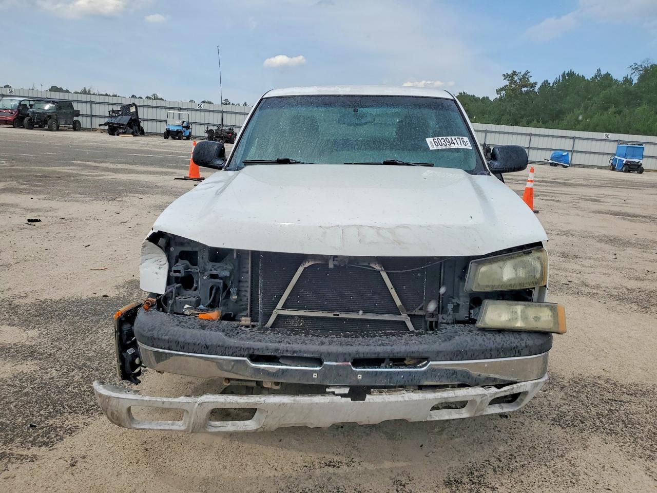 2006 Chevrolet Silverado C1500 White vin: 1GCEC14V76Z240210