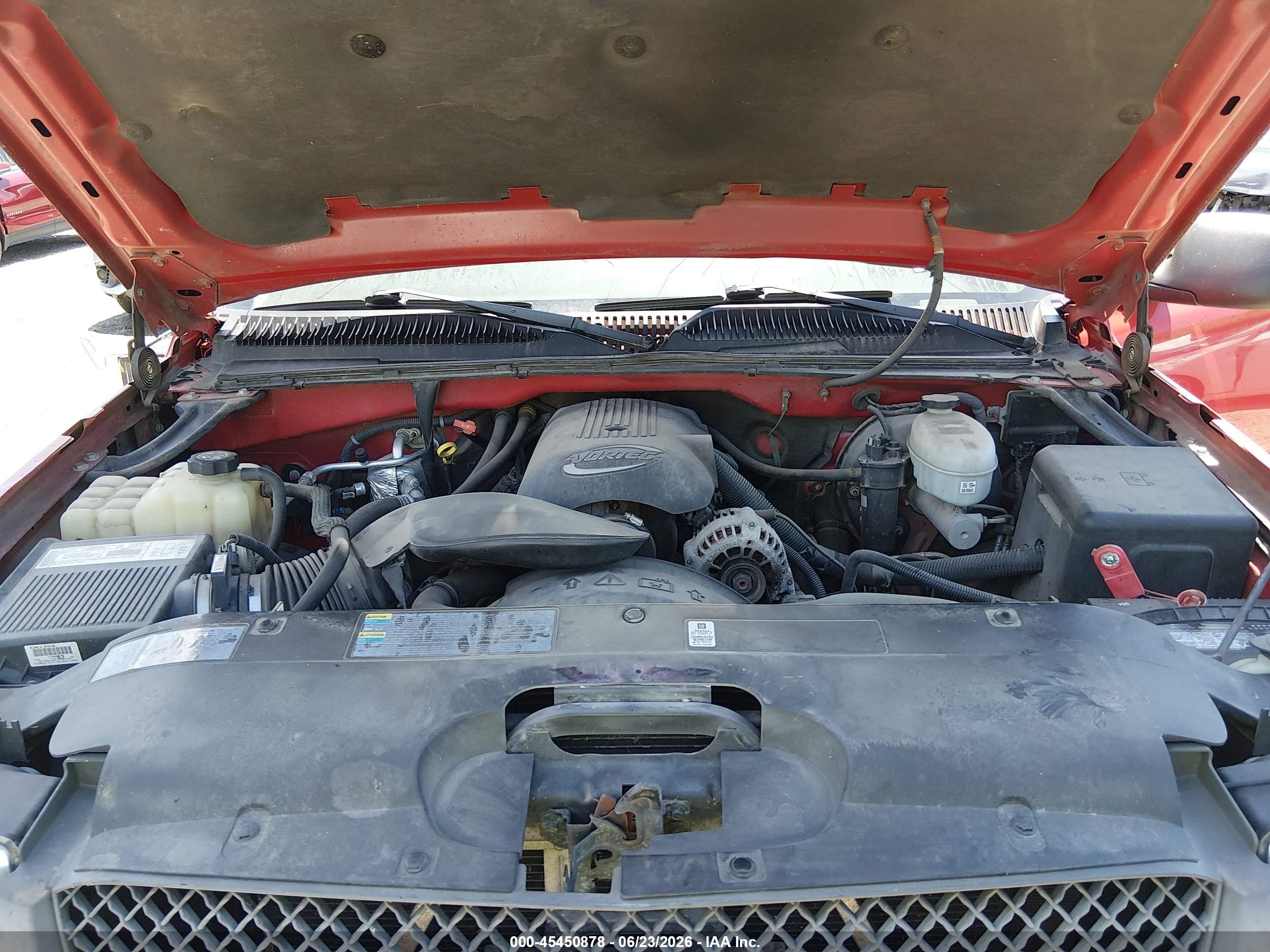 2003 Chevrolet Silverado 1500 Work Truck Red vin: 1GCEC14V83Z250515
