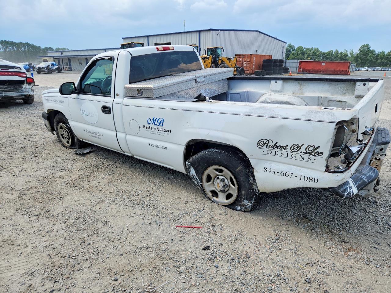 2004 Chevrolet Silverado C1500 White vin: 1GCEC14V94E101085