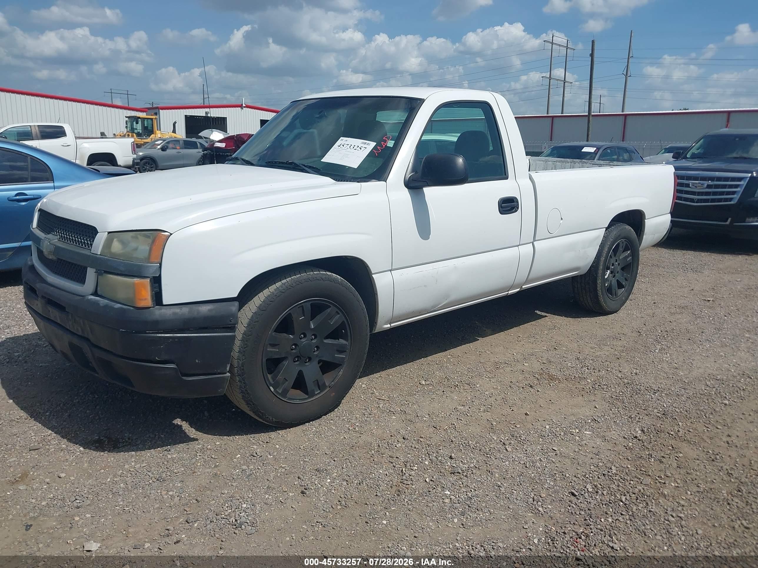 2004 Chevrolet Silverado 1500 Ls White vin: 1GCEC14V94Z309251