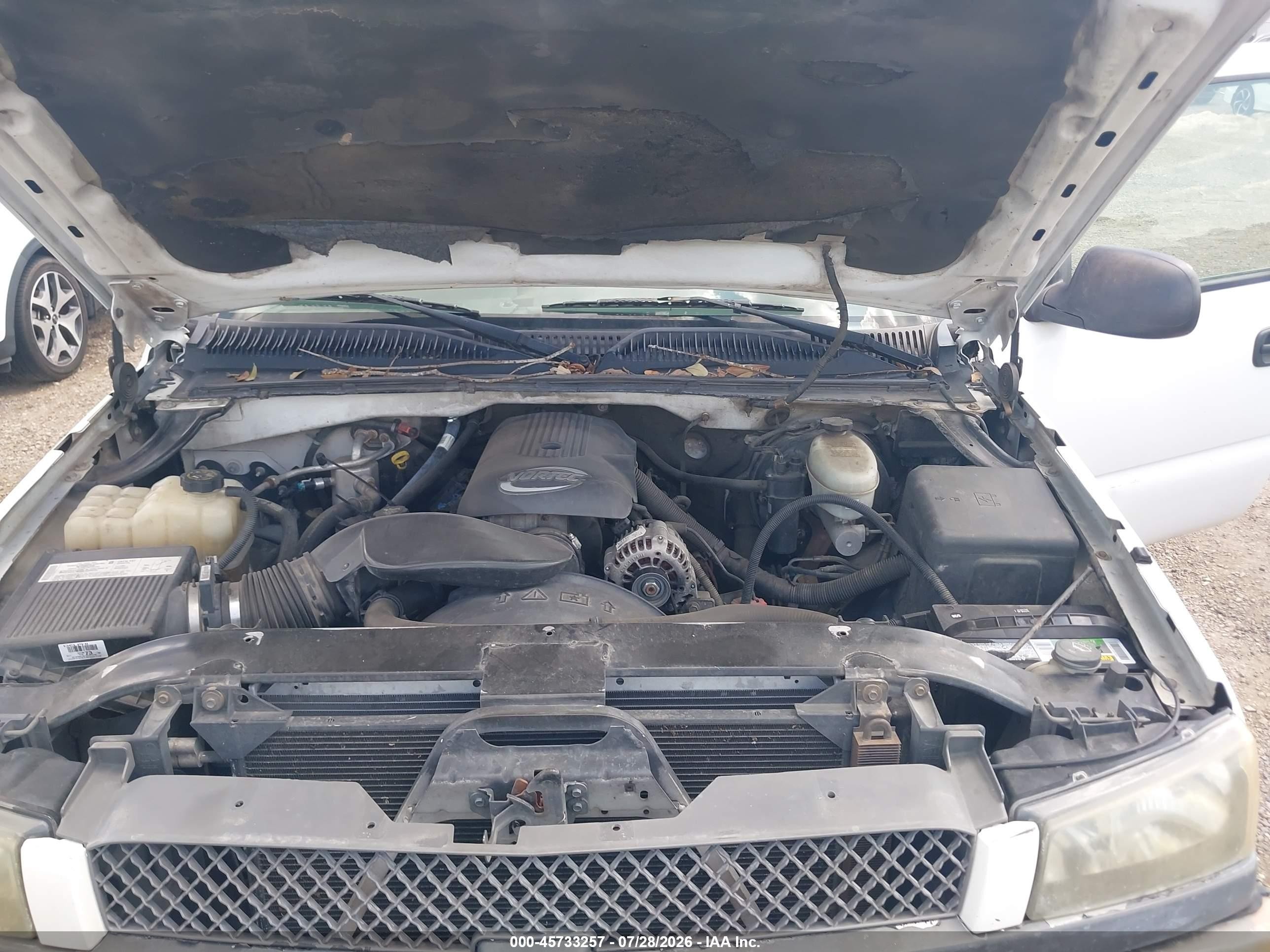 2004 Chevrolet Silverado 1500 Ls White vin: 1GCEC14V94Z309251