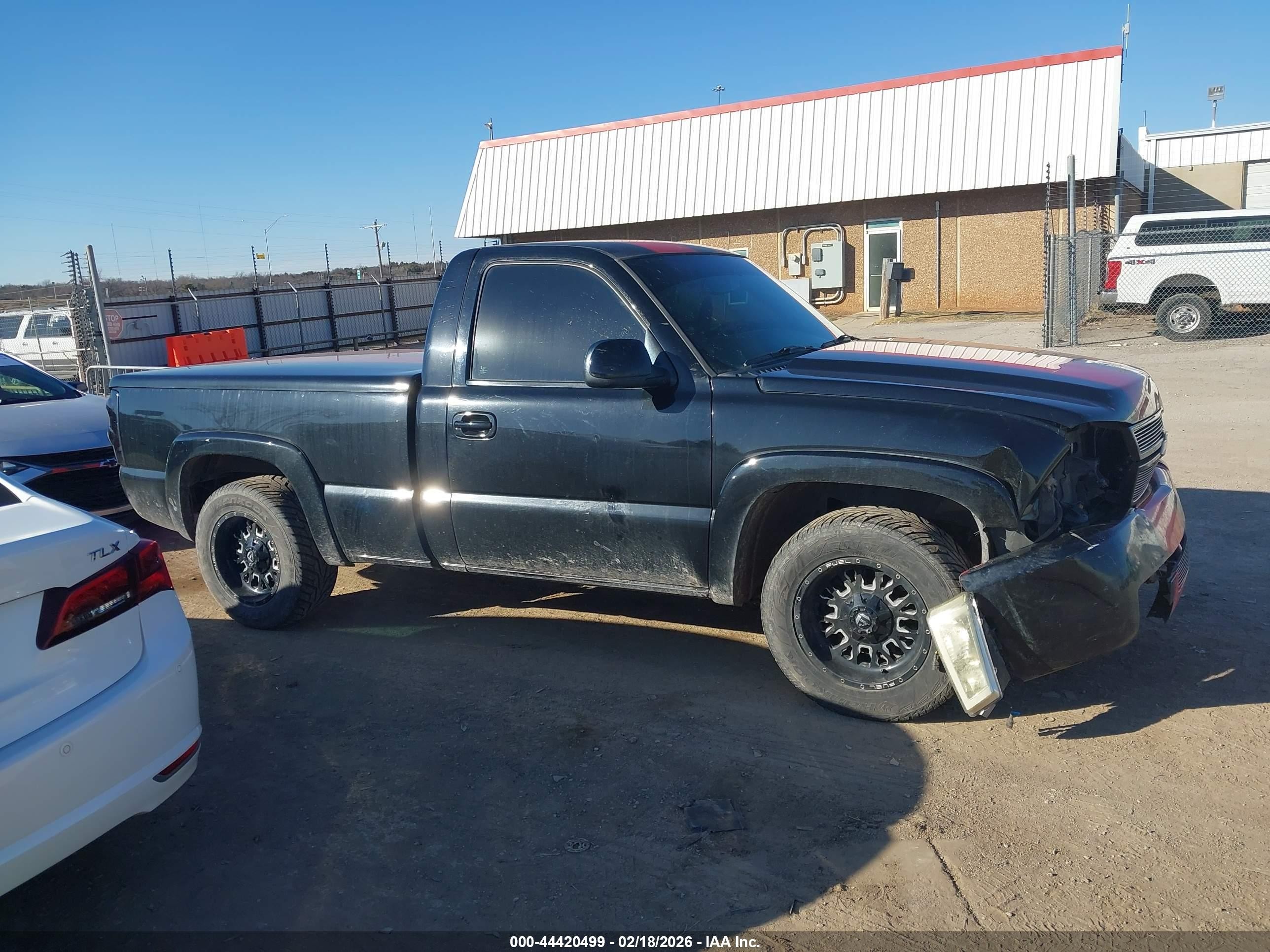 2007 Chevrolet Silverado 1500 Classic Work Truck Black vin: 1GCEC14V97Z164300