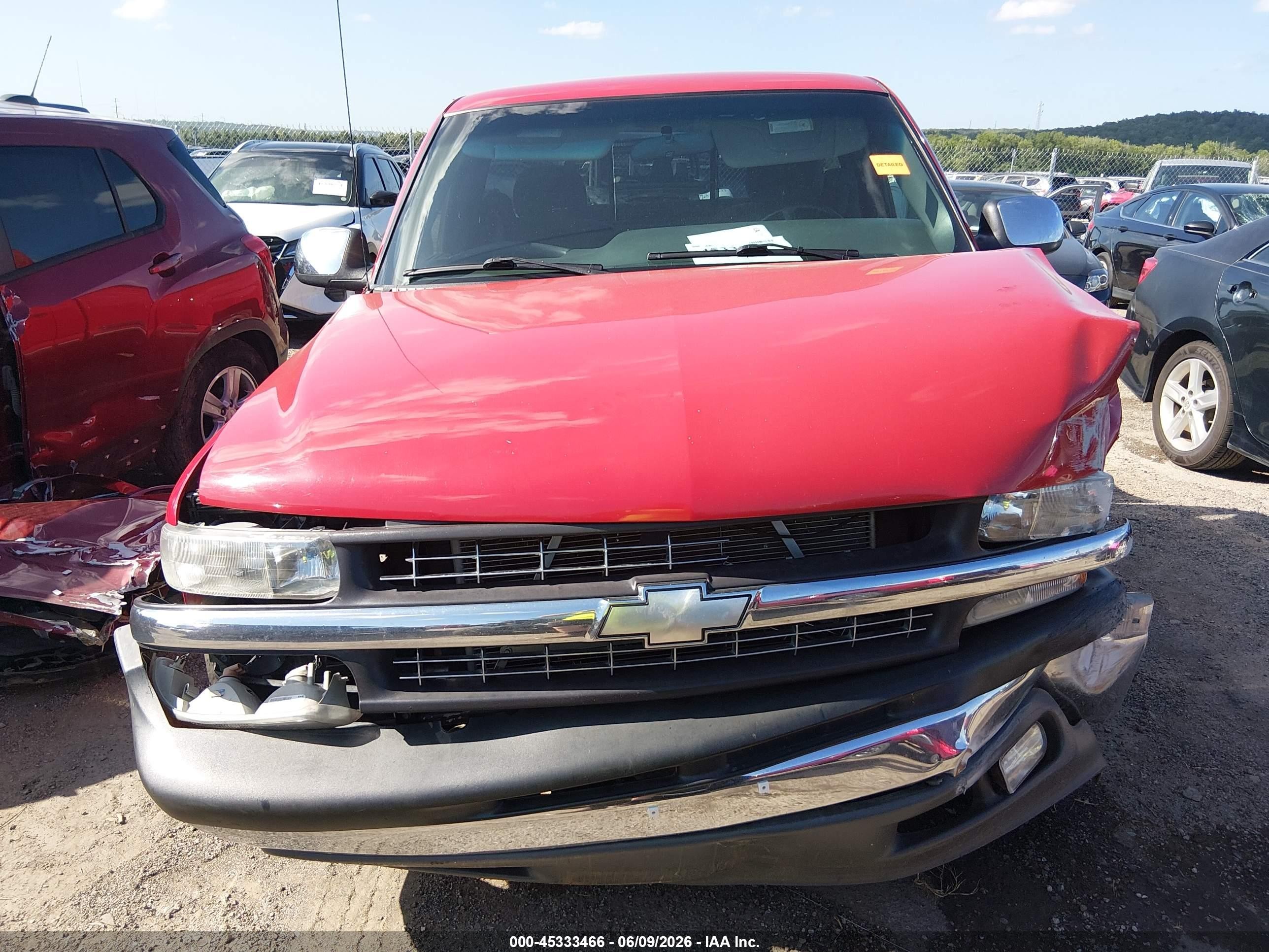 1999 Chevrolet Silverado 1500 Ls Красный vin: 1GCEC14V9XZ153958