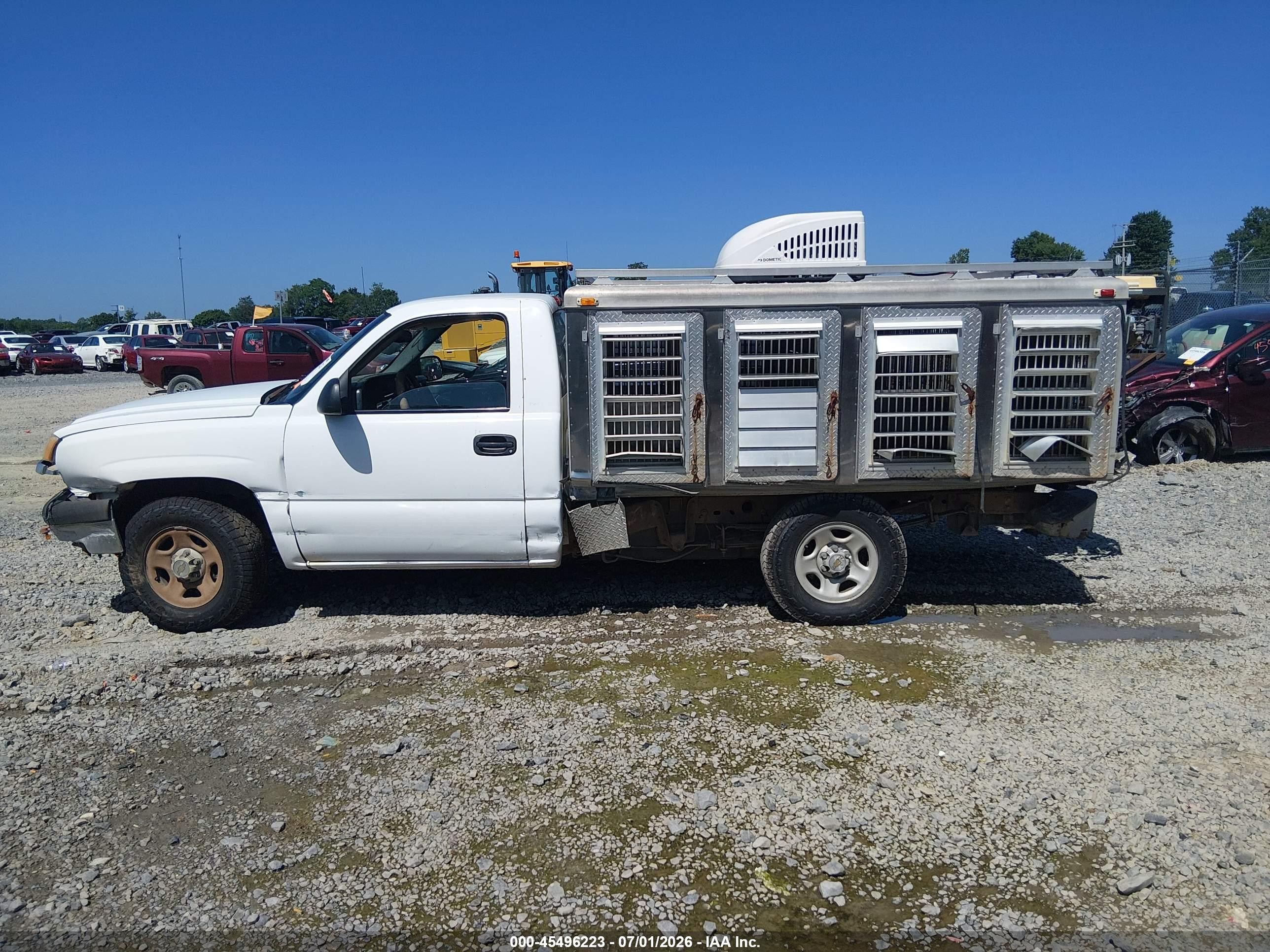 2003 Chevrolet Silverado 1500 Work Truck White vin: 1GCEC14VX3Z112555