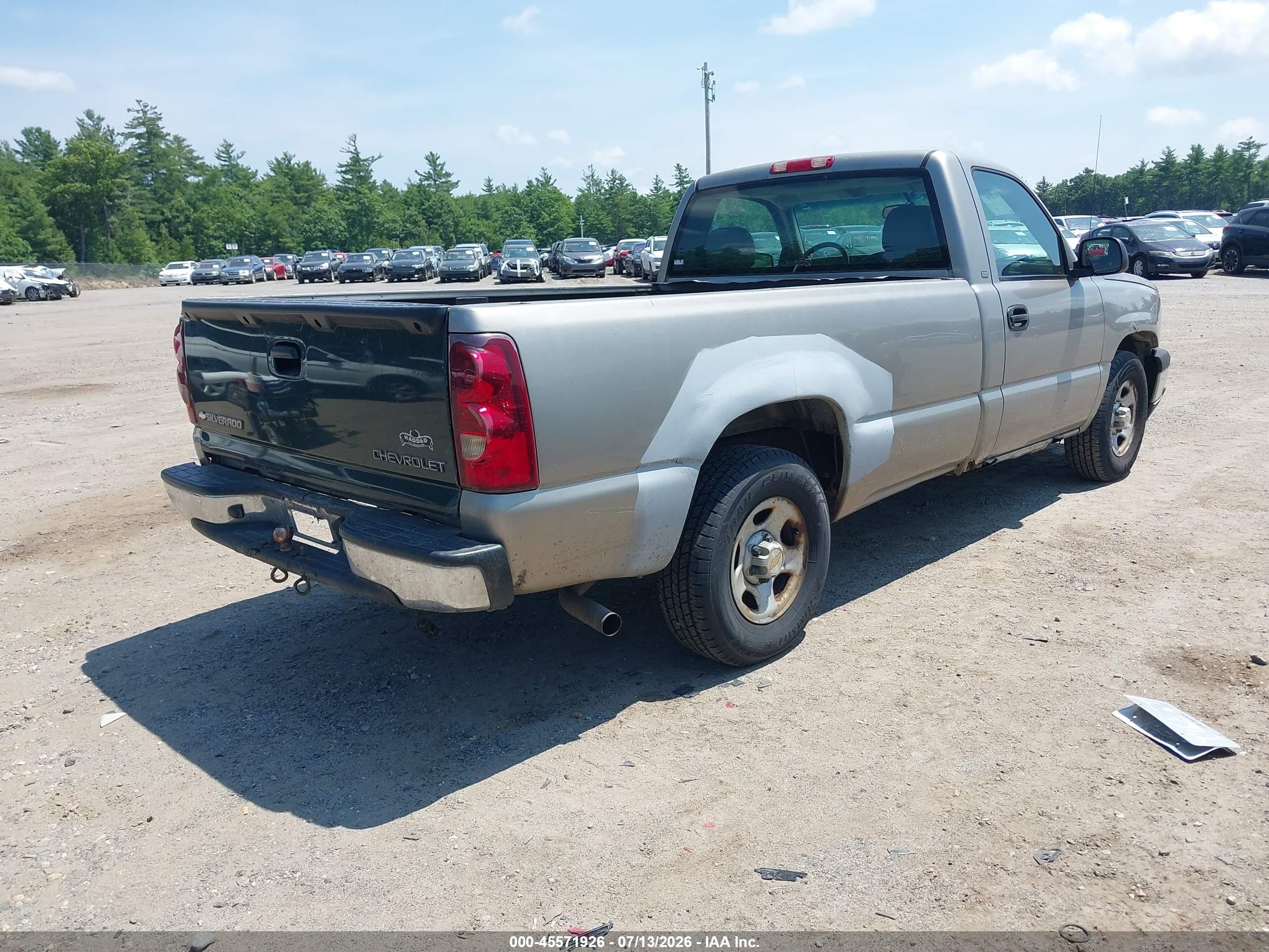 2003 Chevrolet Silverado 1500 Work Truck Tan vin: 1GCEC14VX3Z132000