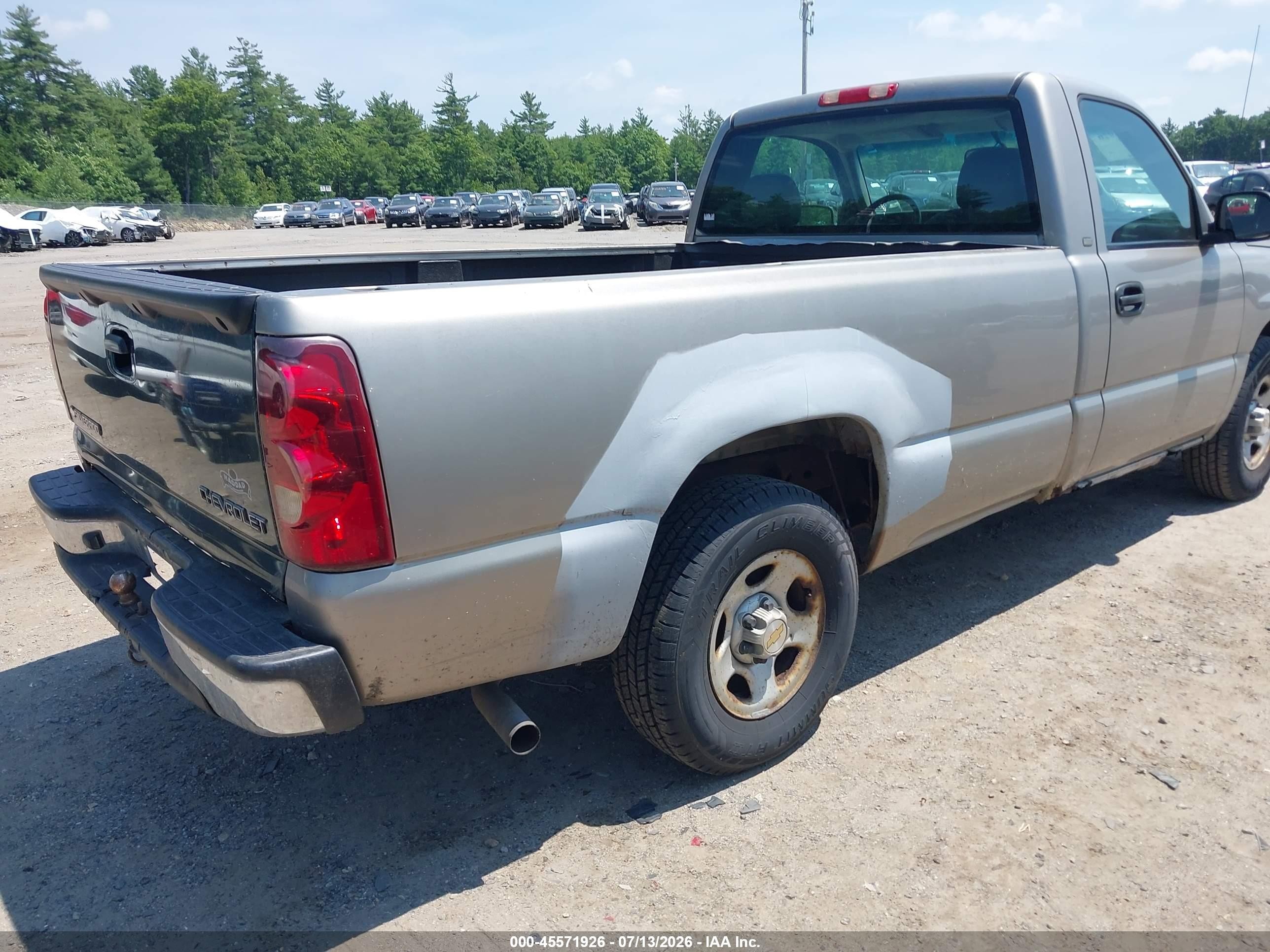 2003 Chevrolet Silverado 1500 Work Truck Tan vin: 1GCEC14VX3Z132000