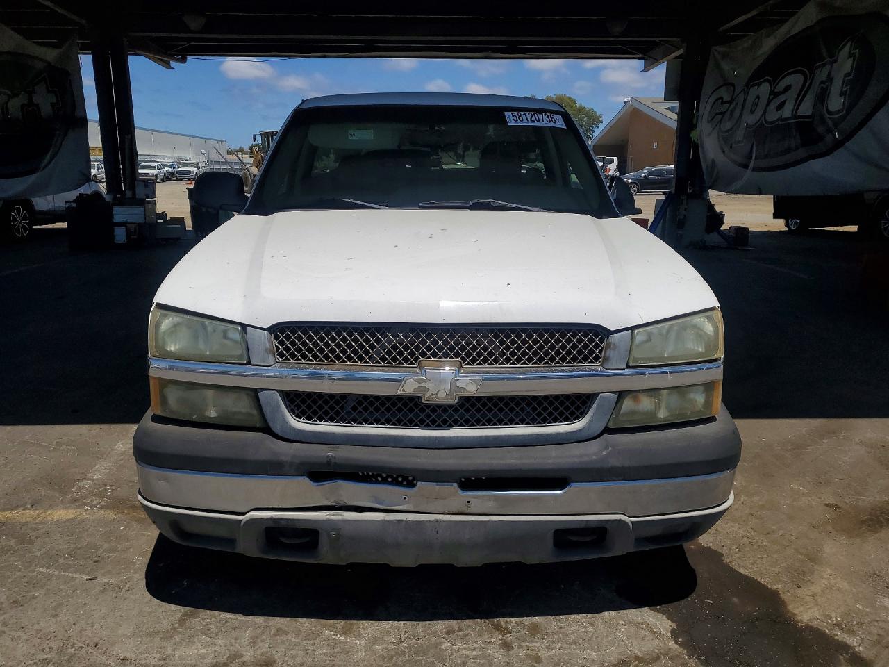 2005 Chevrolet Silverado C1500 White vin: 1GCEC14VX5Z146465