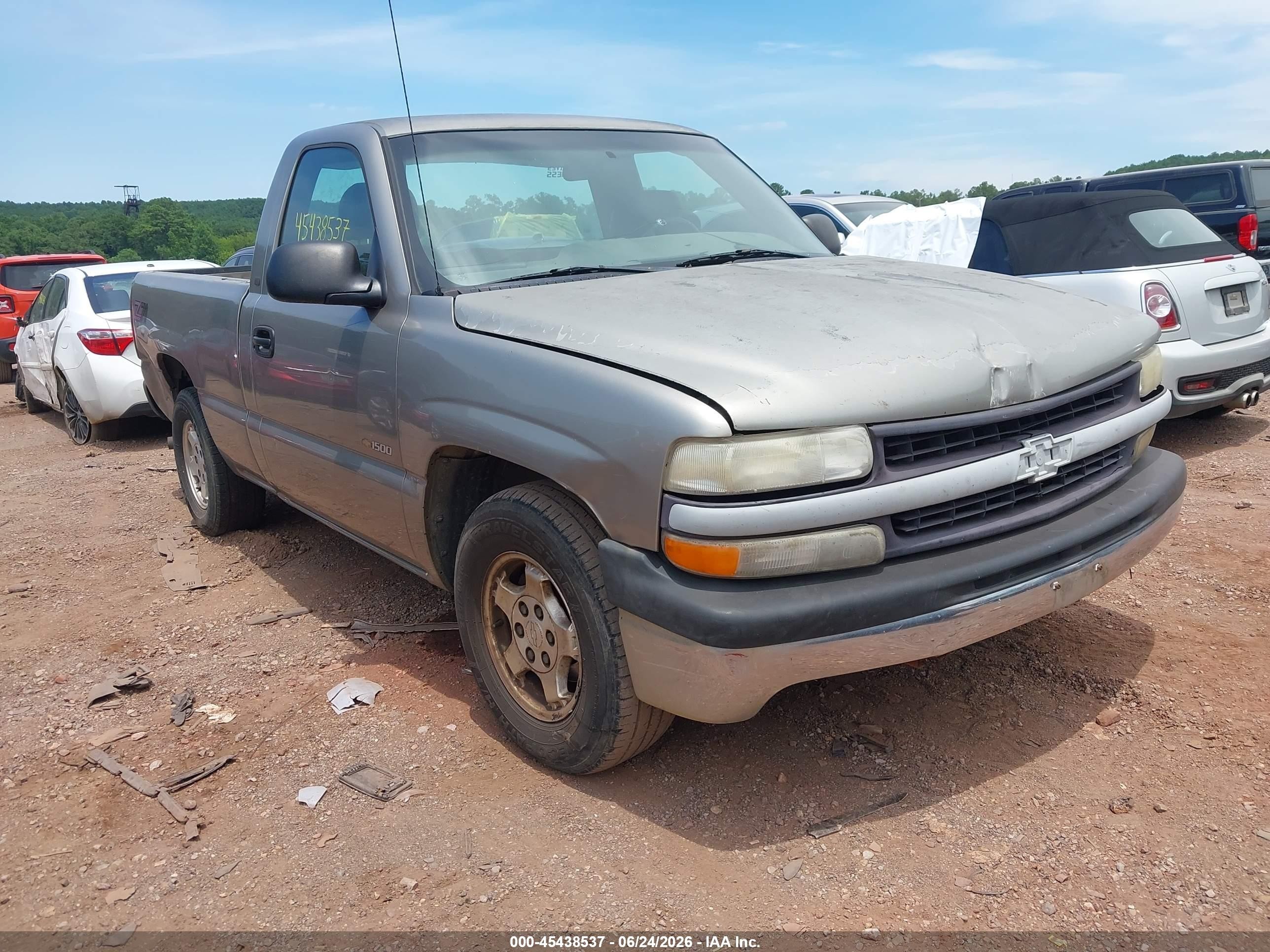 2001 Chevrolet Silverado 1500   Tan vin: 1GCEC14W11Z107217