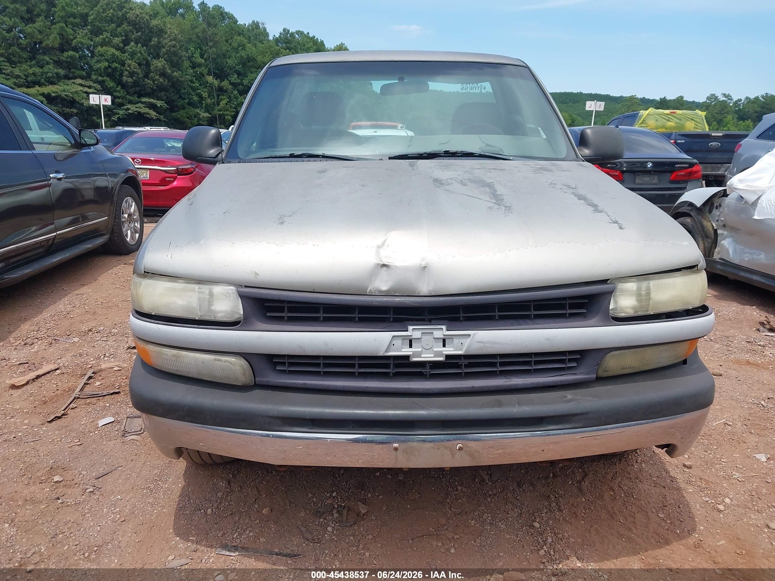 2001 Chevrolet Silverado 1500   Tan vin: 1GCEC14W11Z107217