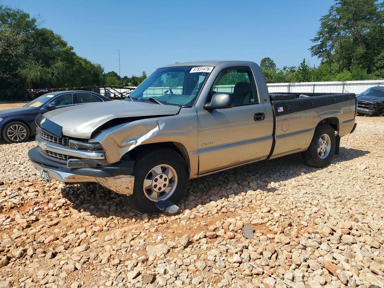 2002 Chevrolet Silverado C1500 Gold vin: 1GCEC14W12Z188172