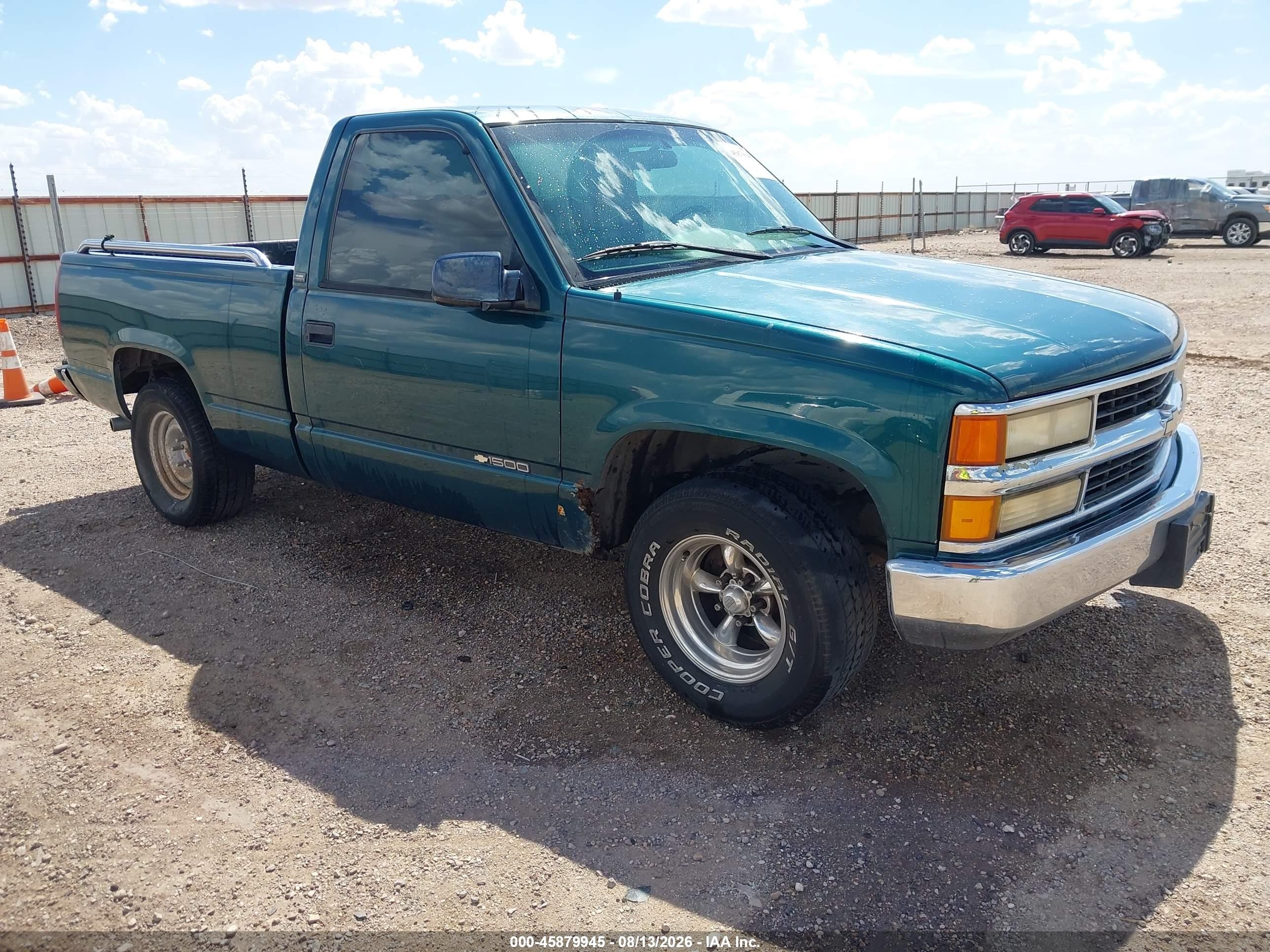 1996 Chevrolet Gmt-400 C1500 Green vin: 1GCEC14W1TZ132380