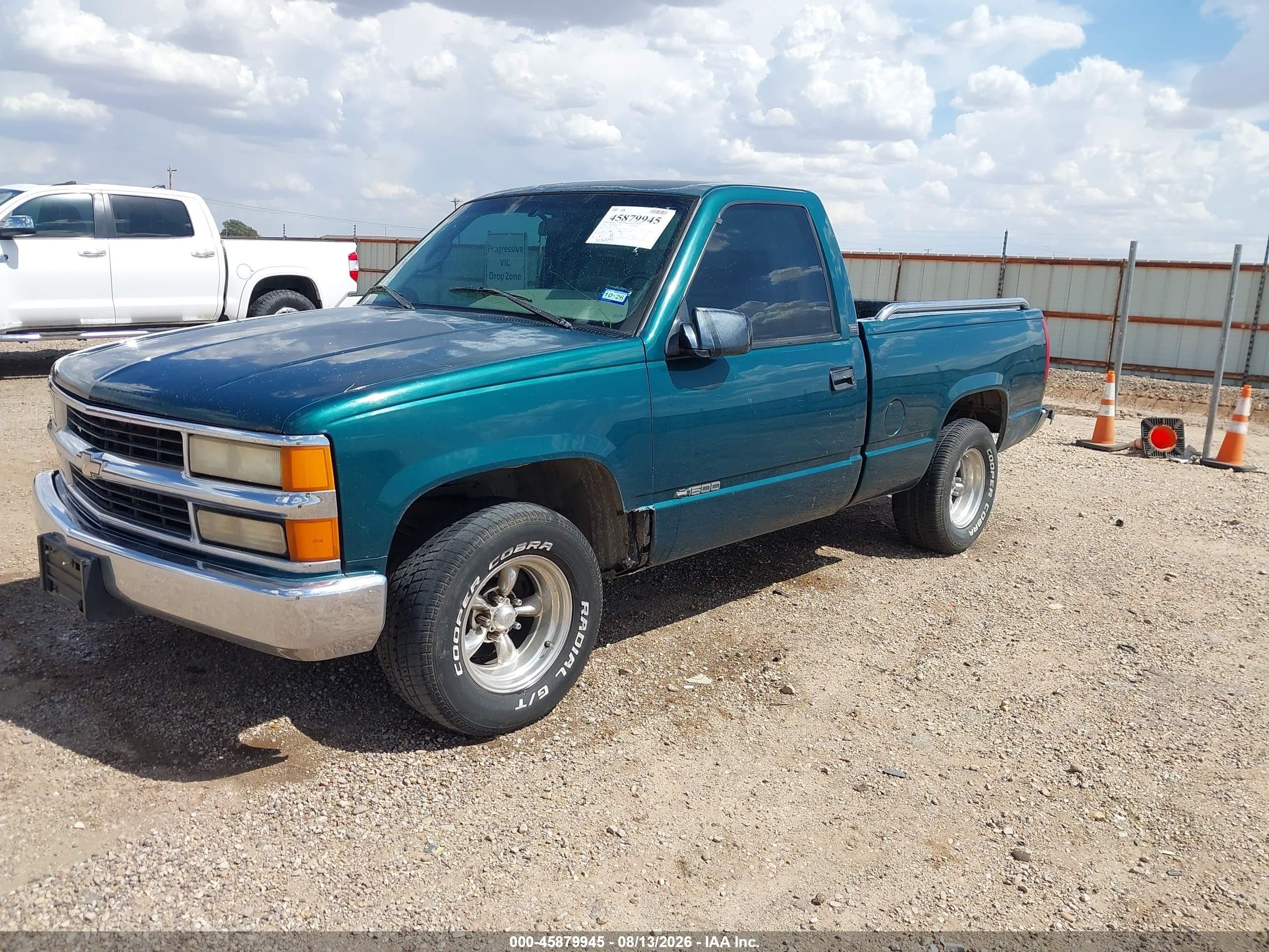 1996 Chevrolet Gmt-400 C1500 Green vin: 1GCEC14W1TZ132380