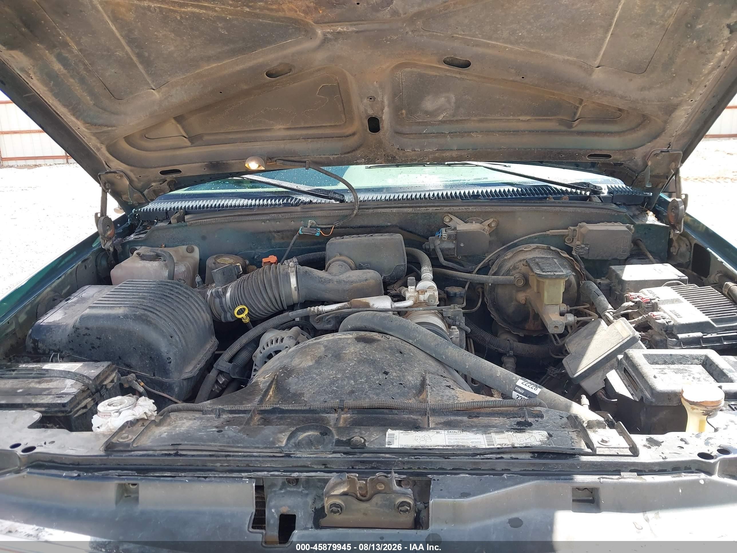 1996 Chevrolet Gmt-400 C1500 Green vin: 1GCEC14W1TZ132380
