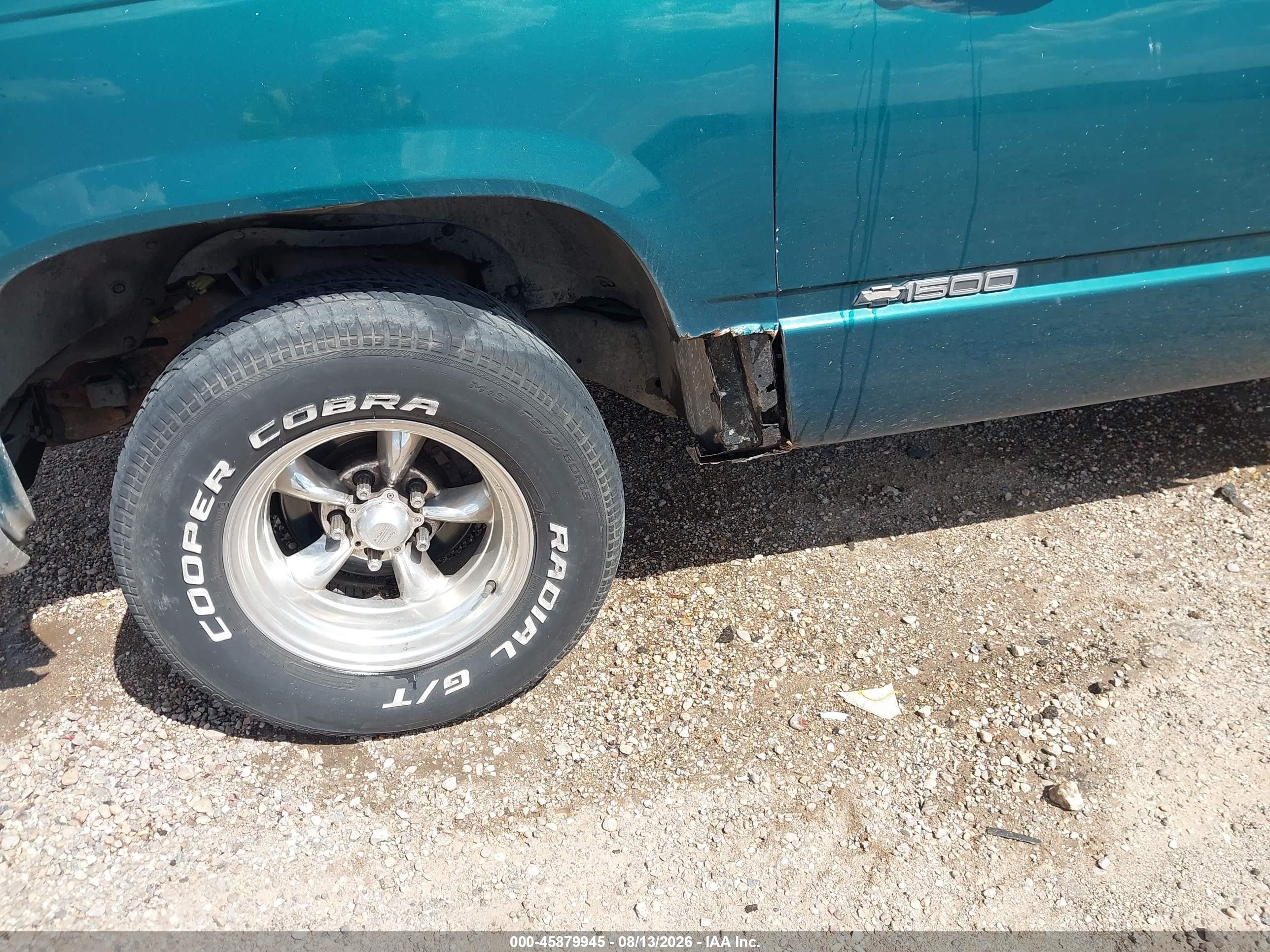 1996 Chevrolet Gmt-400 C1500 Green vin: 1GCEC14W1TZ132380