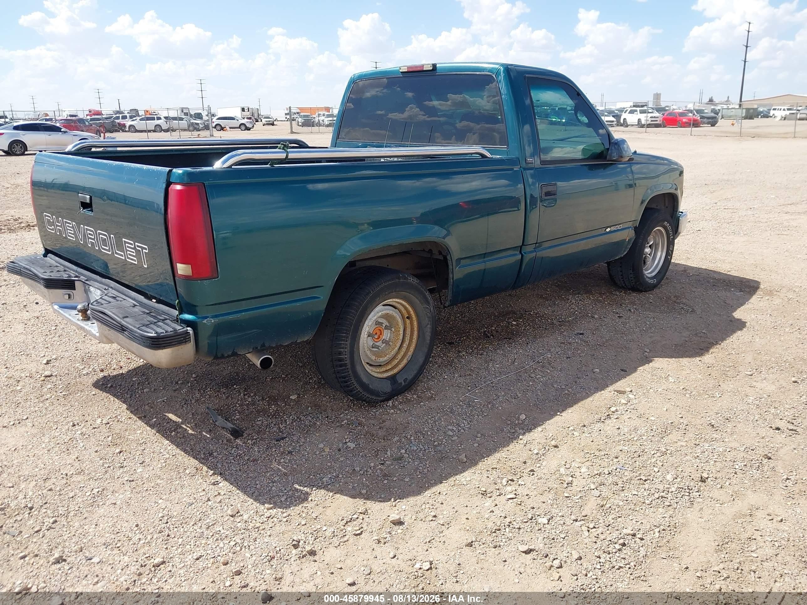 1996 Chevrolet Gmt-400 C1500 Green vin: 1GCEC14W1TZ132380