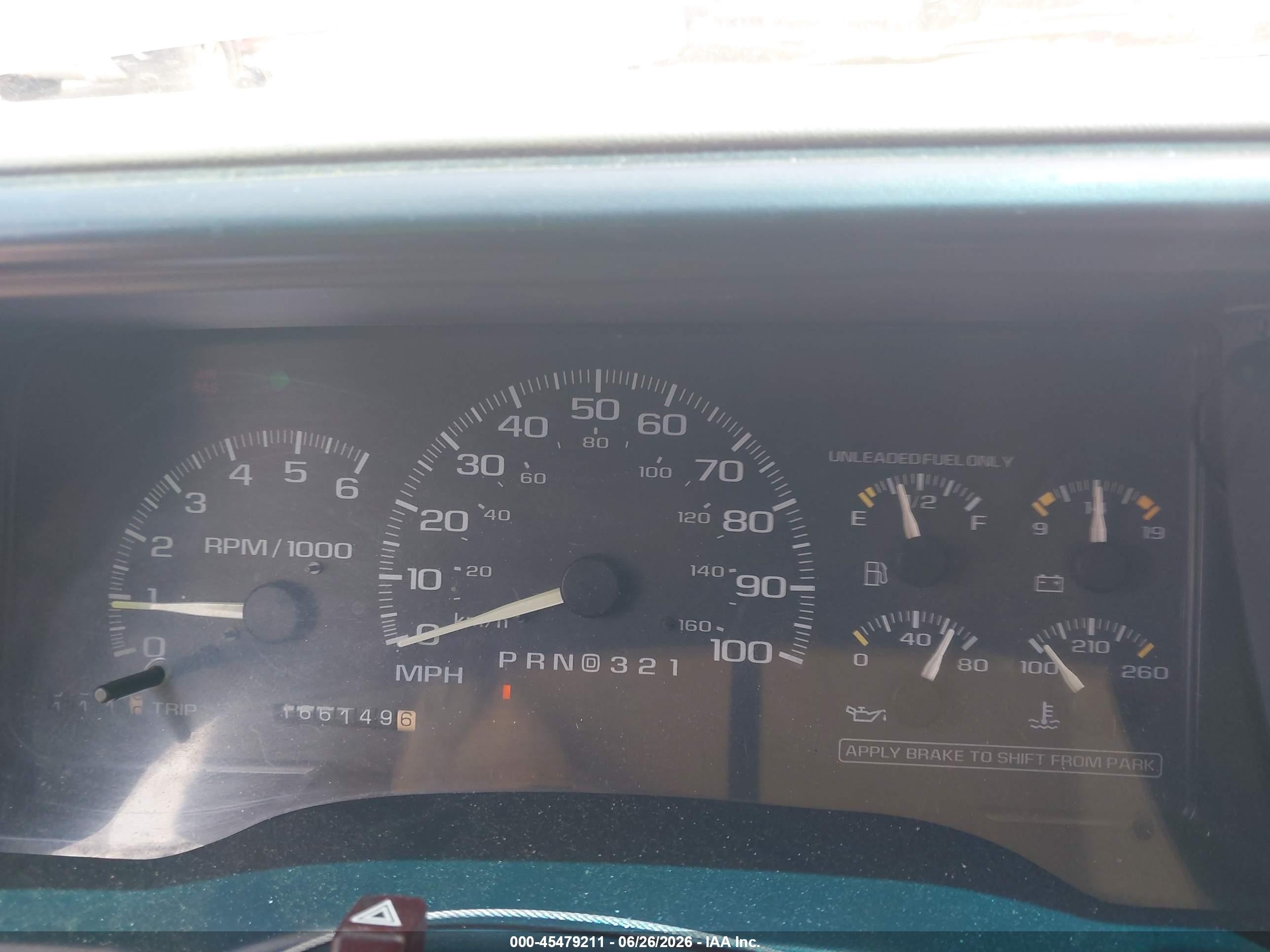 1997 Chevrolet C/k 1500 Work Fleetside W/t Green vin: 1GCEC14W1VZ239576