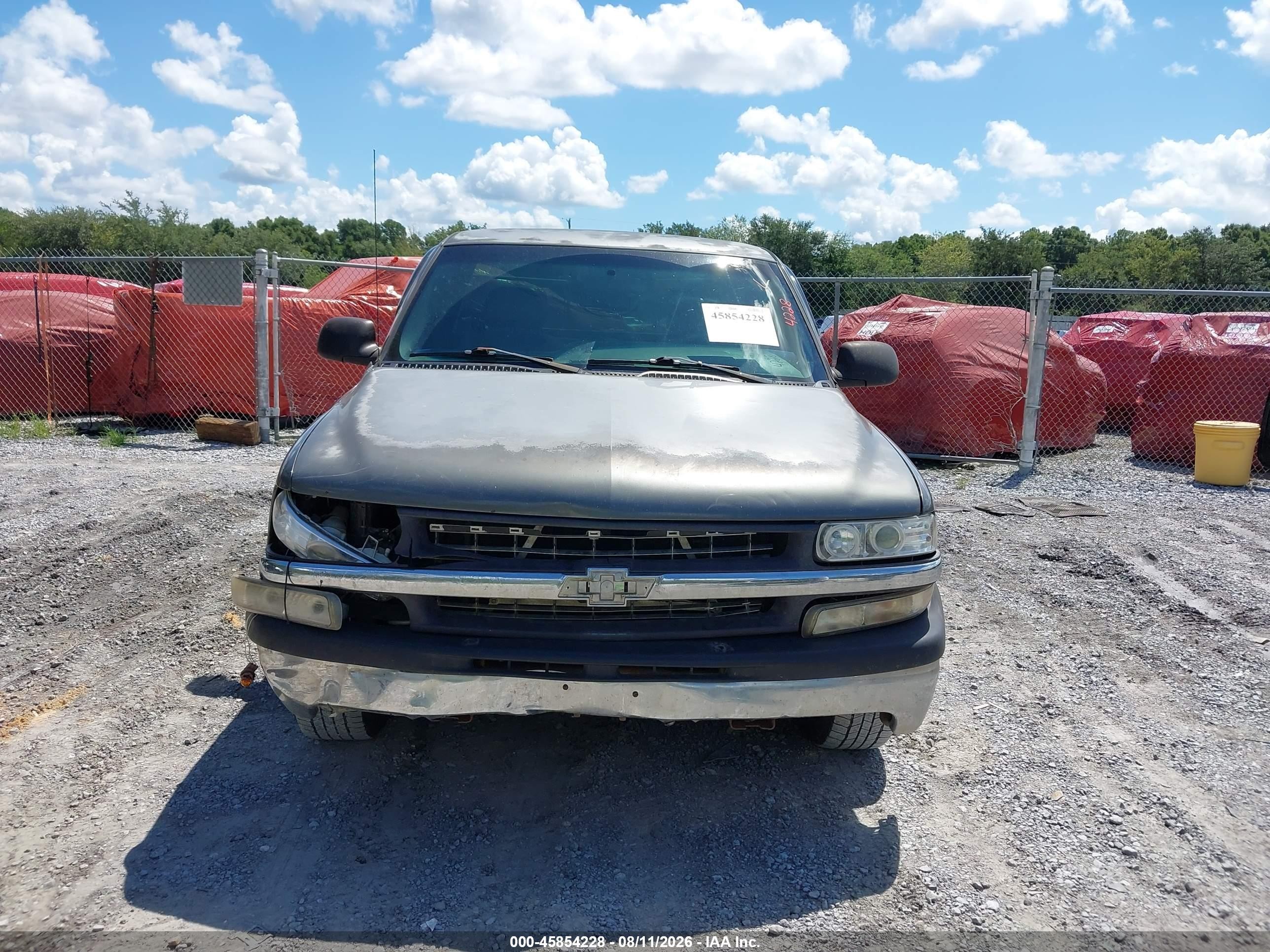 2002 Chevrolet Silverado 1500   Gray vin: 1GCEC14W22Z201236
