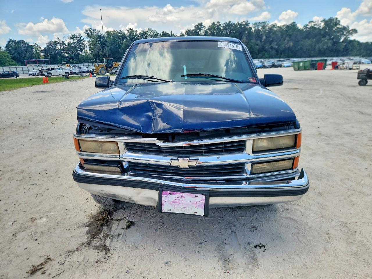1996 Chevrolet Gmt-400 C1500 Blue vin: 1GCEC14W2TZ132128